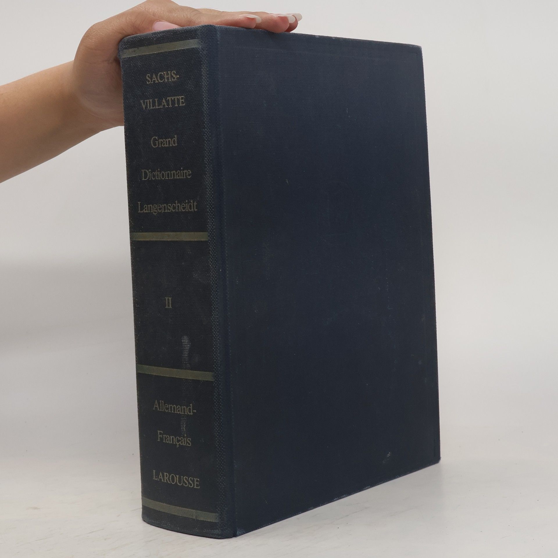 AA.VV. Grand dictionnaire Langenscheidt français-allemand, allemand-français. Seconde partie. Allemand-français