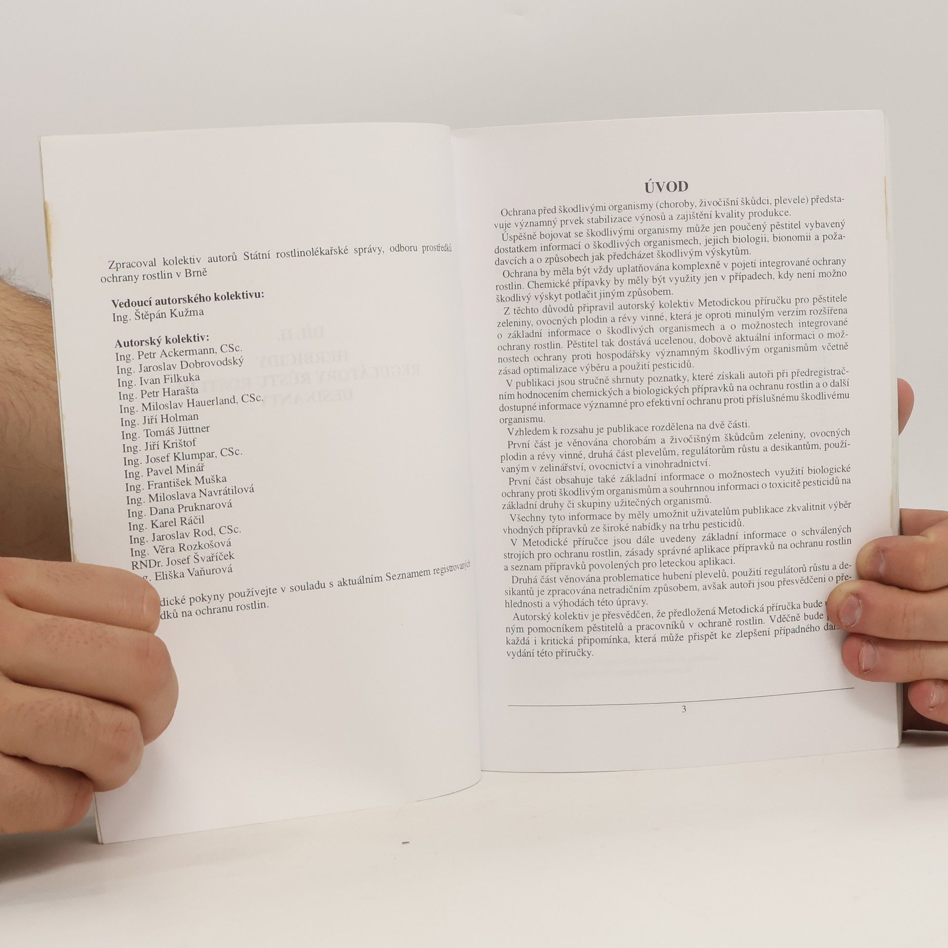 Autorenkollektiv Metodická příručka pro ochranu rostlin. Díl II.