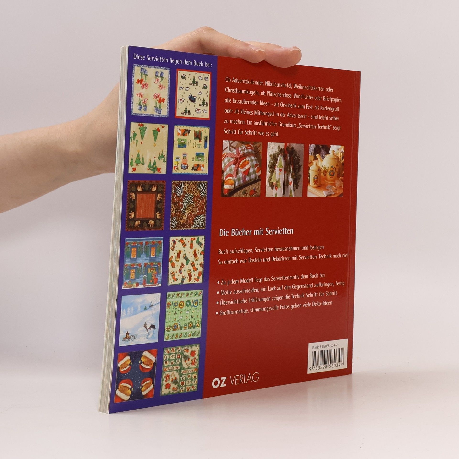 OZ-Kreativband - 14: Servietten-Technik - Geschenke für Advent & Weihnachten