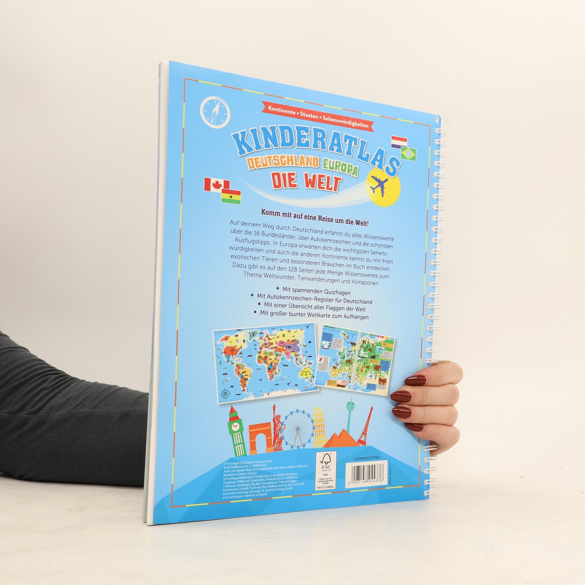 Autorenkollektiv Kinderatlas. Deutschland. Europa. Die Welt