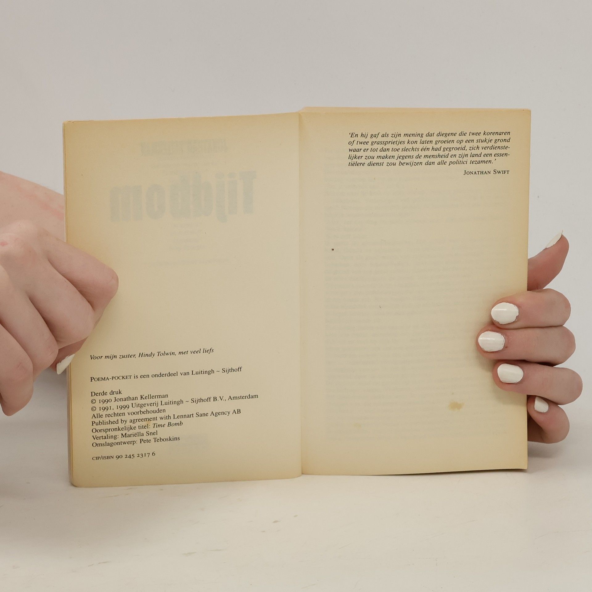 Jonathan Kellerman Poema pocket: Tijdbom