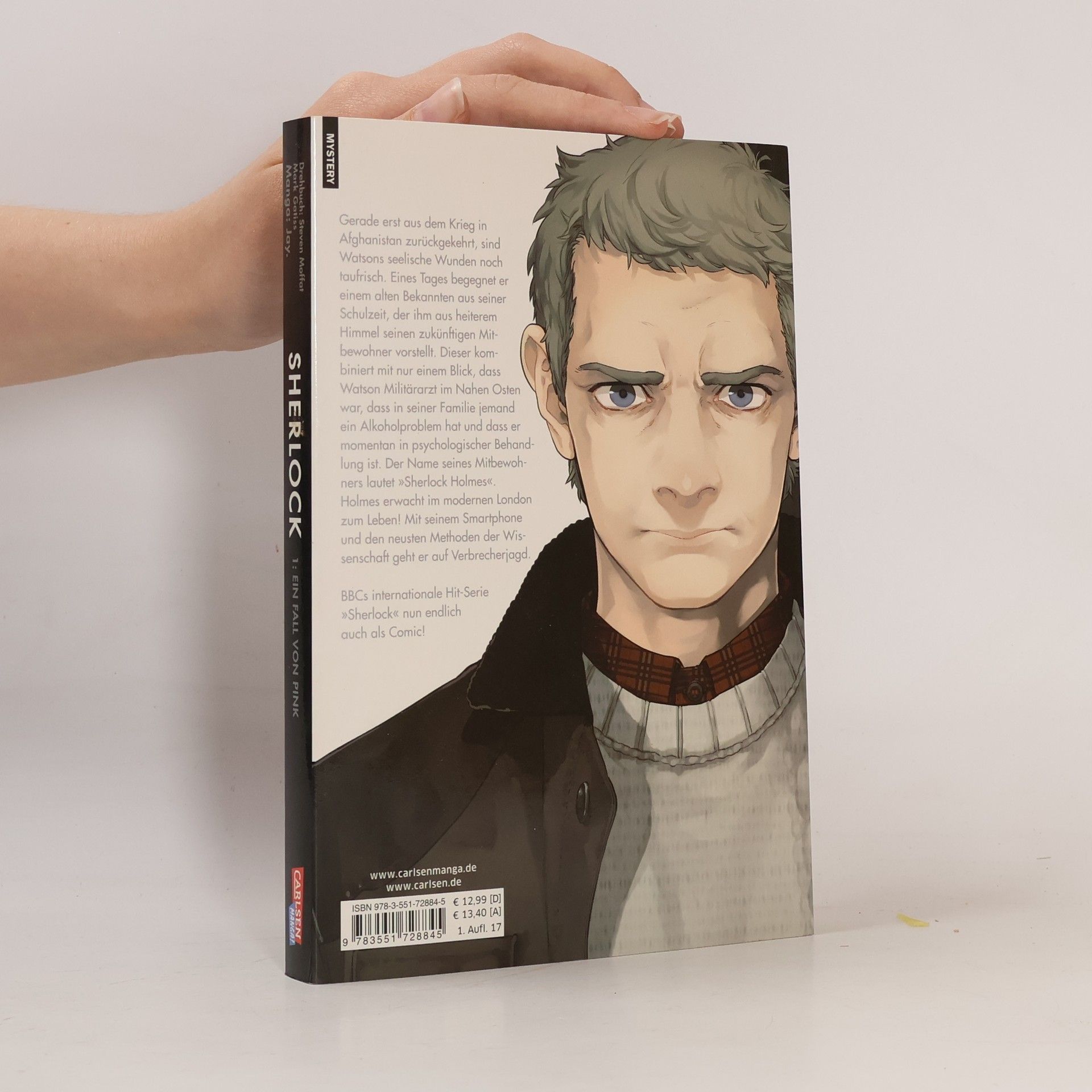 Steven Moffat Sherlock 1: Ein Fall von Pink