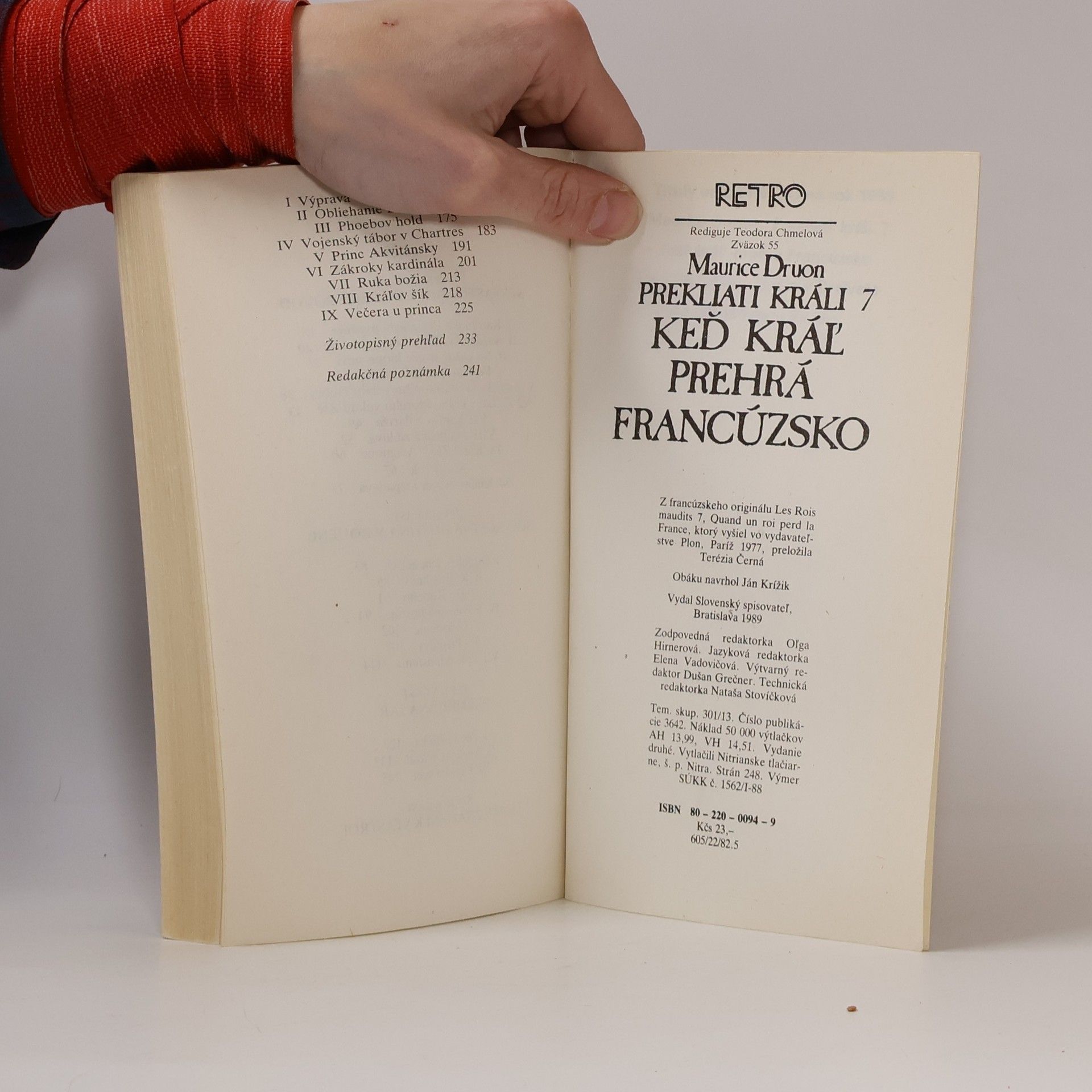 Maurice Druon Keď král prehrá Francúzsko