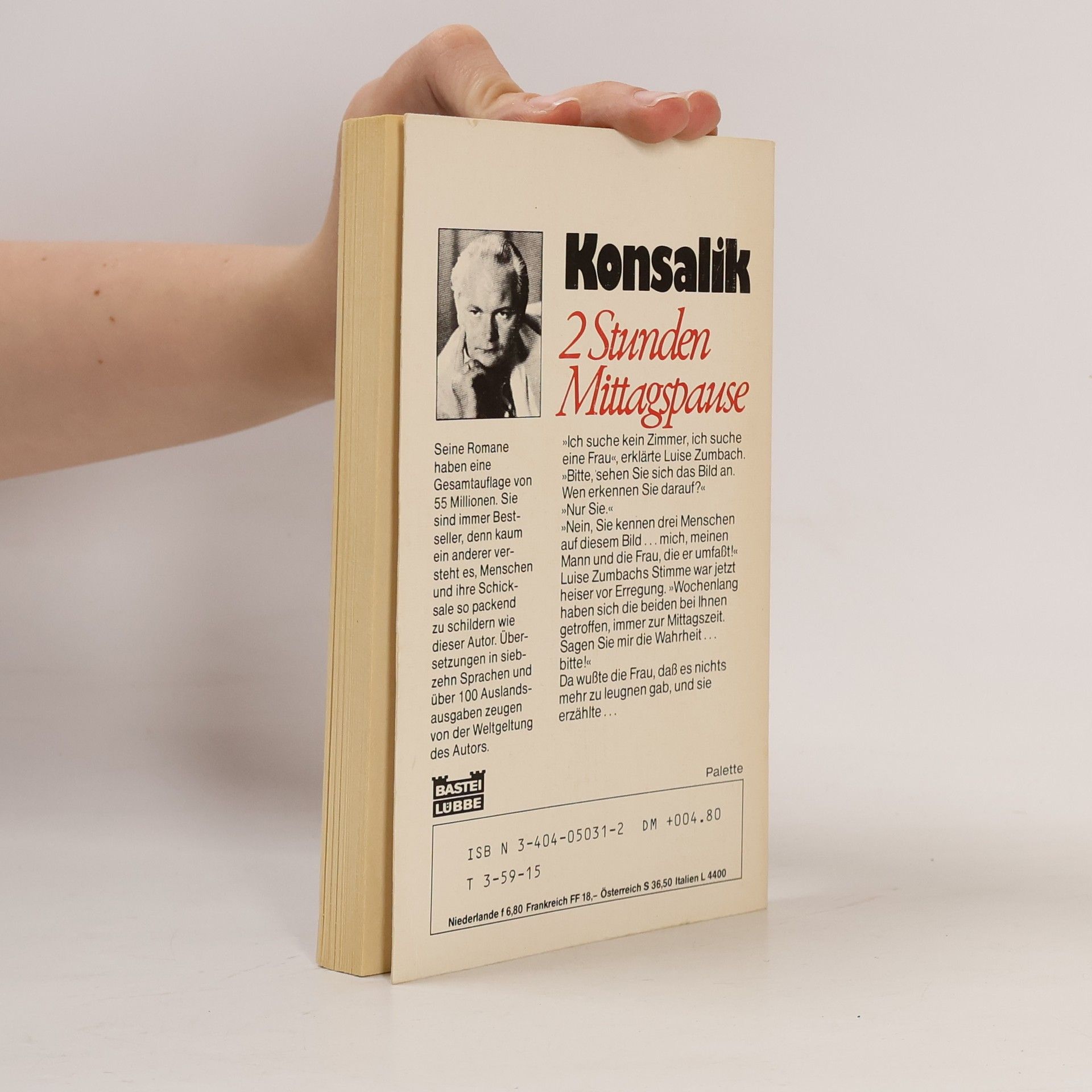 Heinz G. Konsalik 2 Stunden Mittagspause