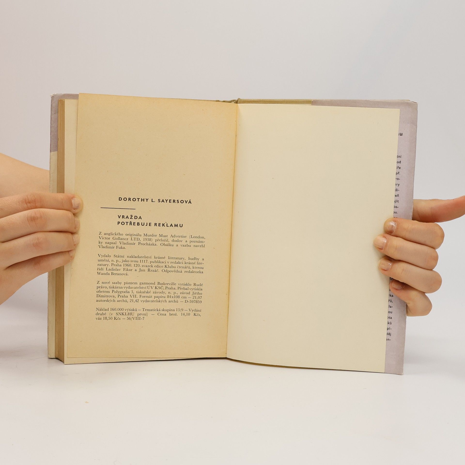 Dorothy L. Sayers Vražda potřebuje reklamu
