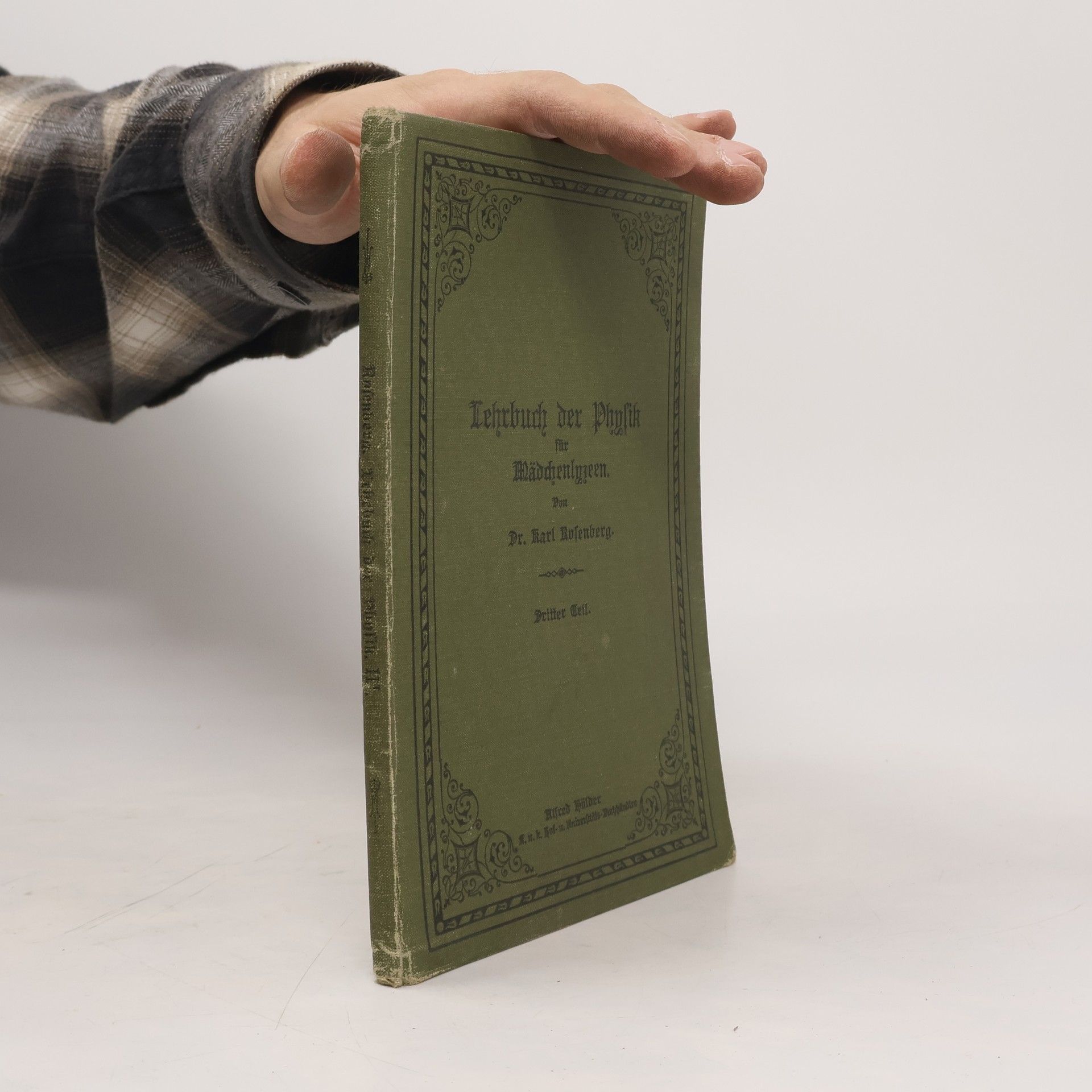 Karl Rosenberg Lehrbuch der Physik für Mädchenlyzeen 3