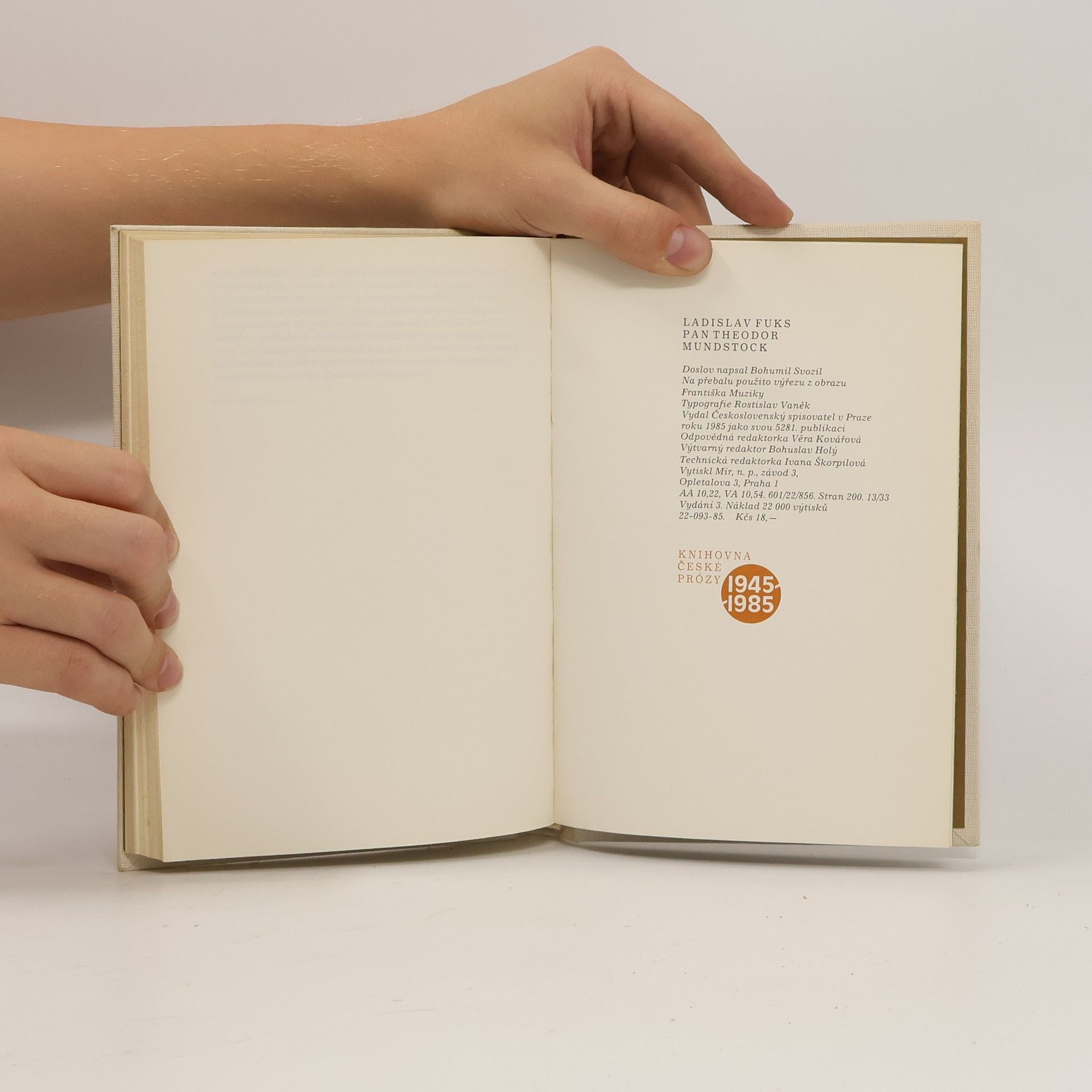 Ladislav Fuks Pan Theodor Mundstock