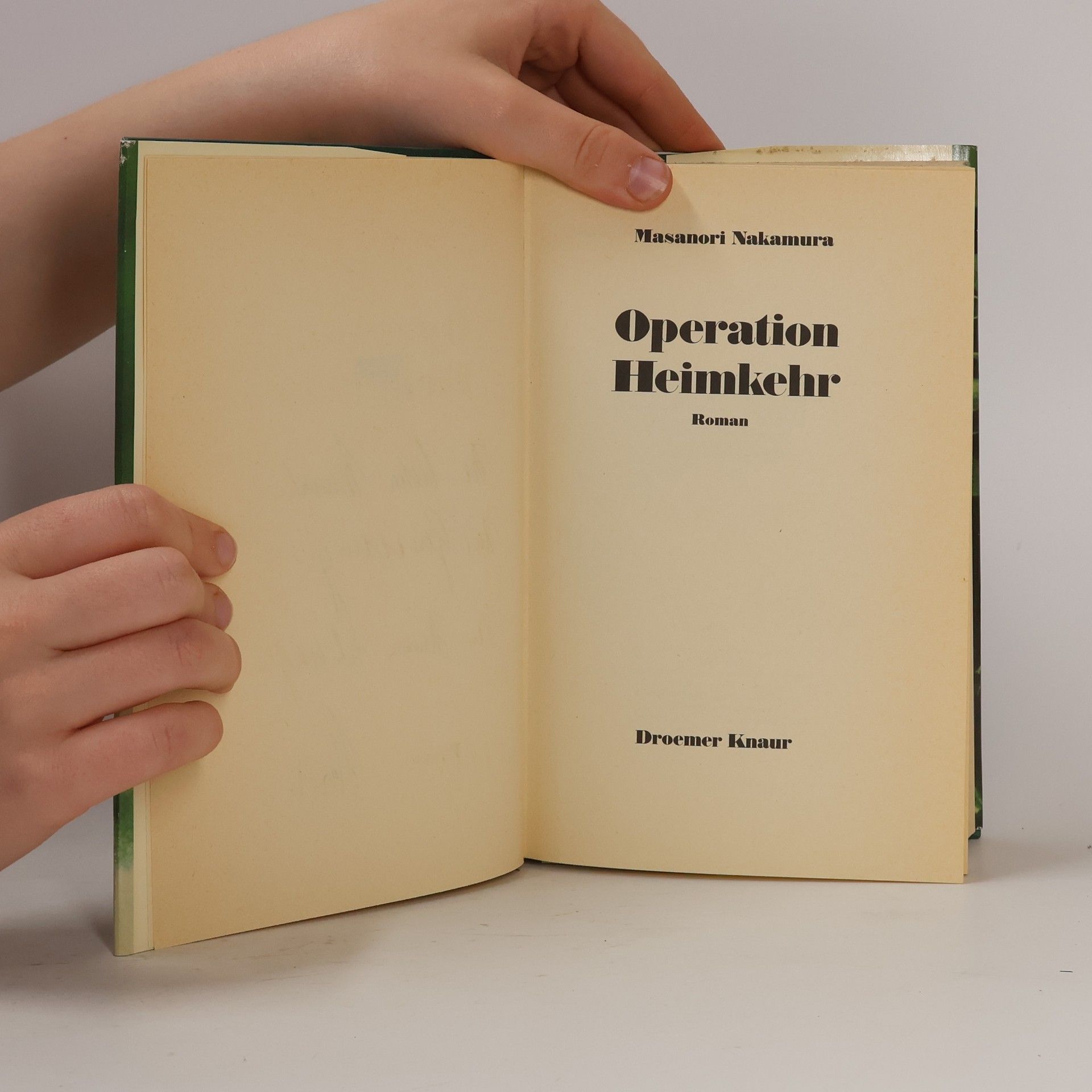 Masanori Nakamura Operation Heimkehr. Roman