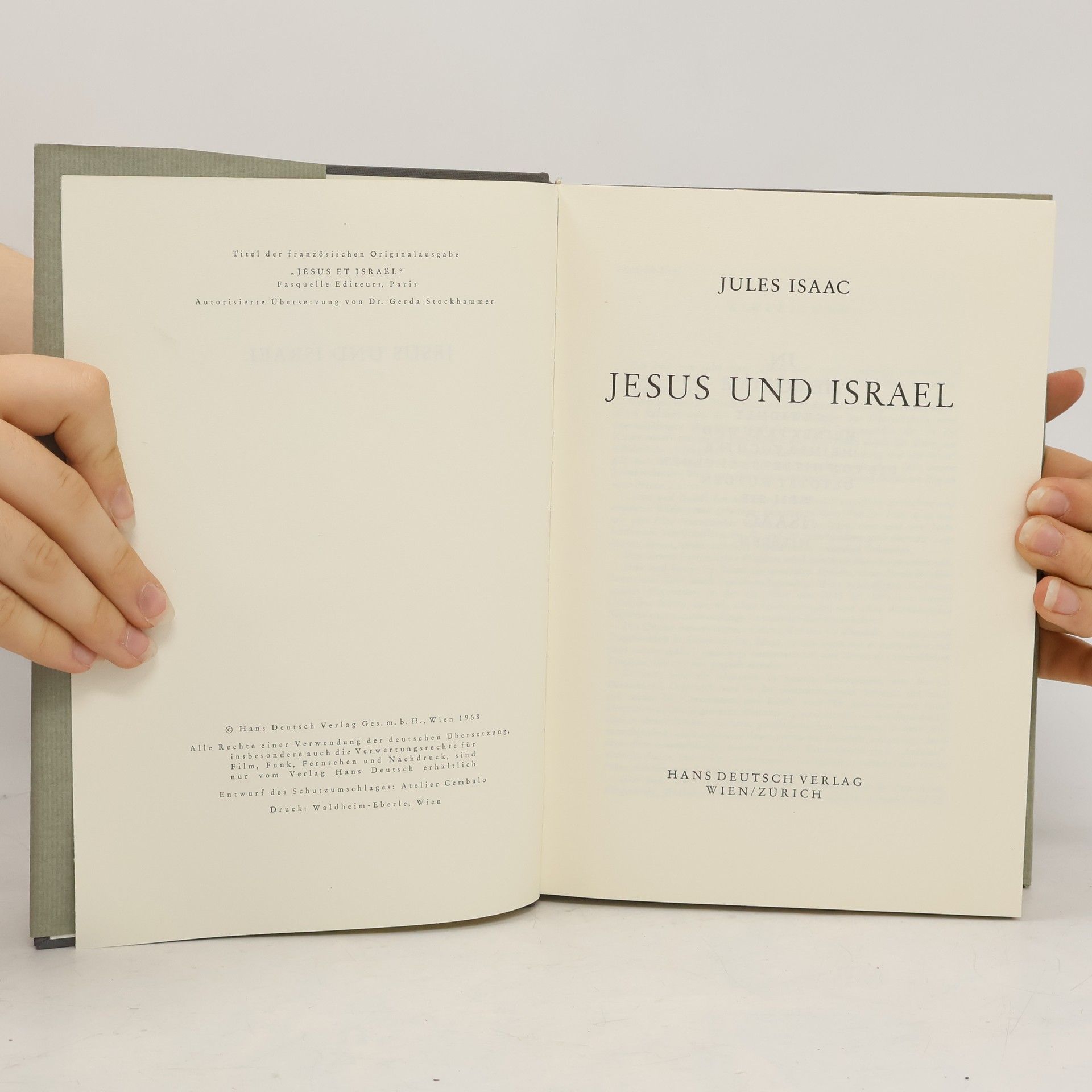 Jules Isaac Jesus und Israel