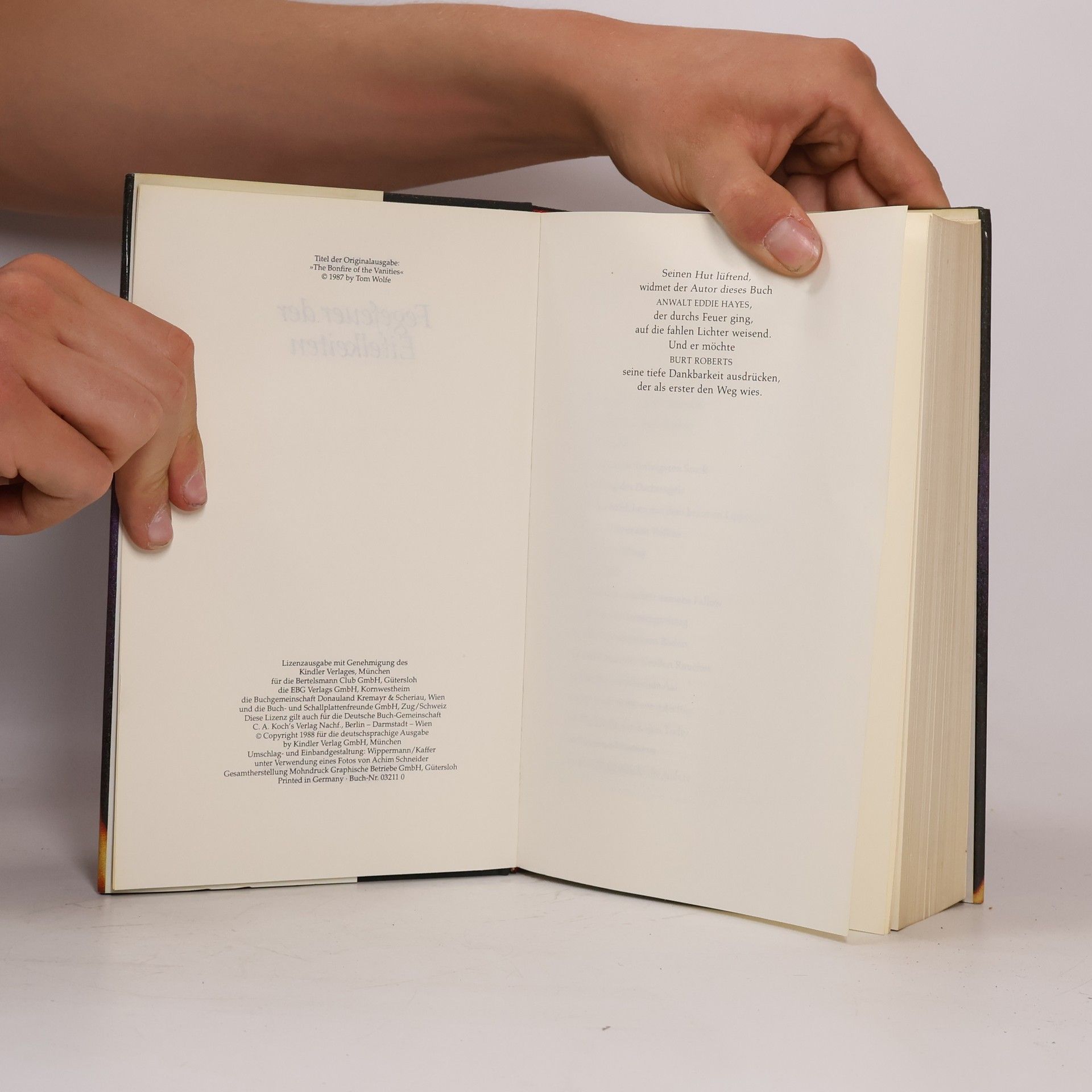 Tom Wolfe Fegefeuer der Eitelkeiten