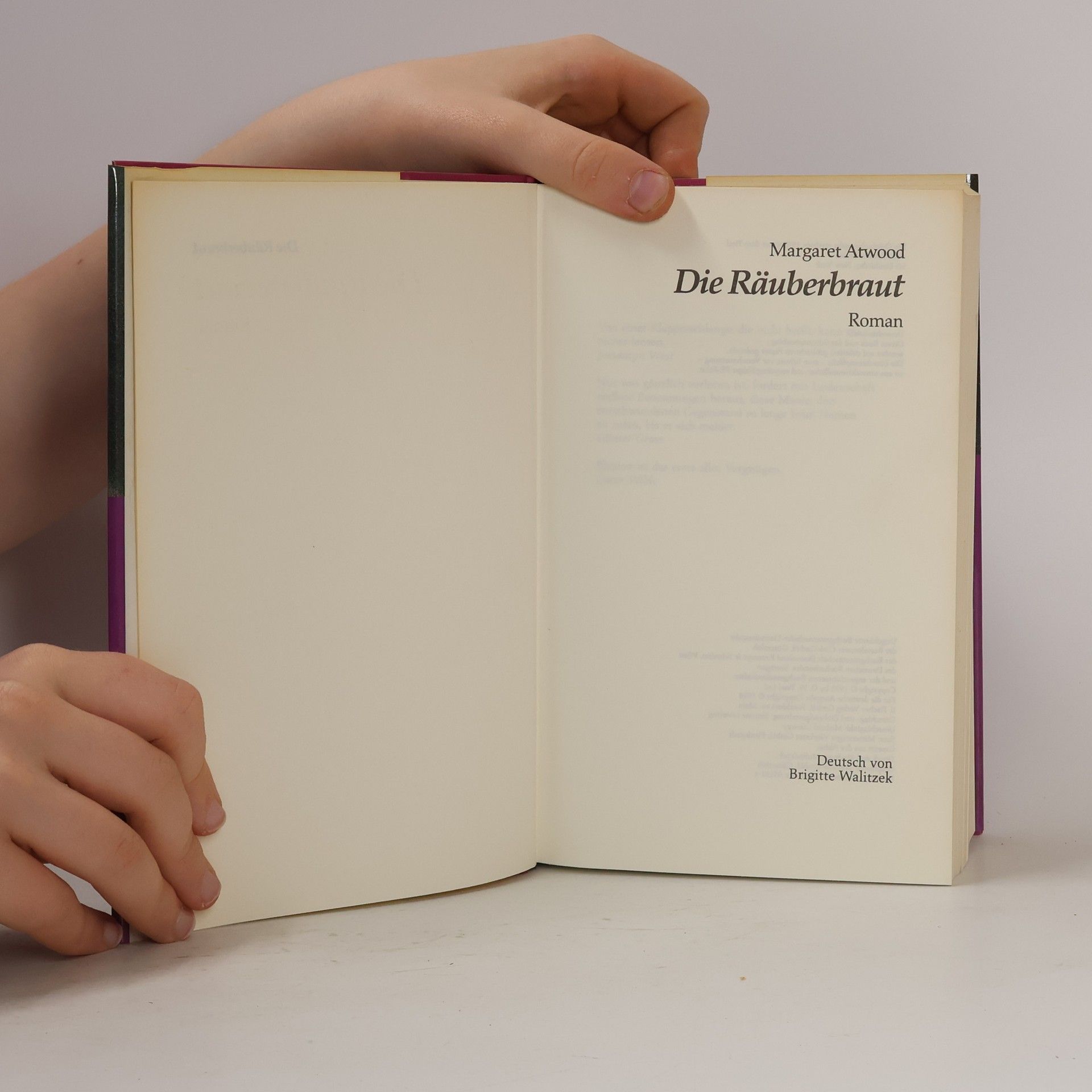 Margaret Atwood Die Rauber braut