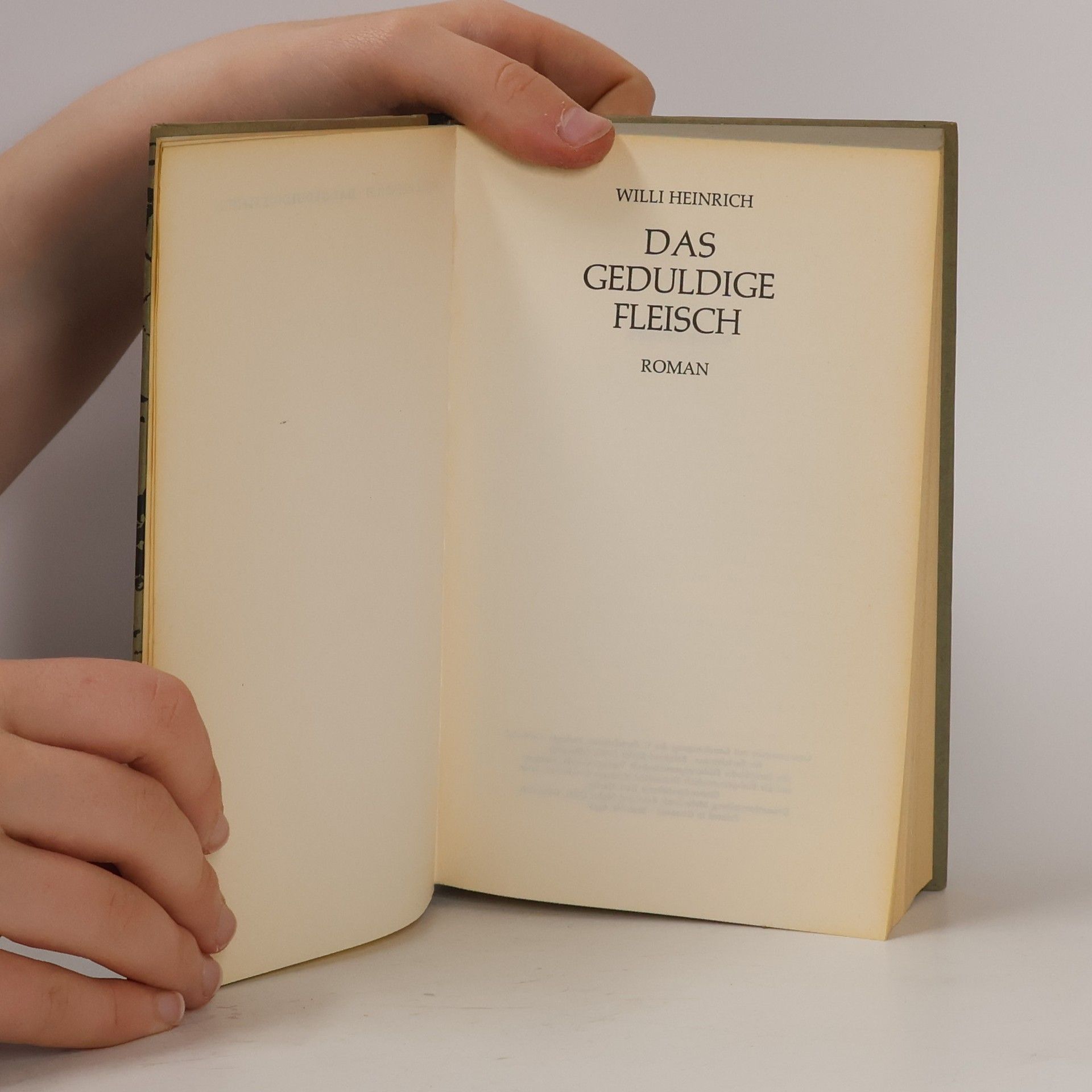 Willi Heinrich Das geduldige Fleisch