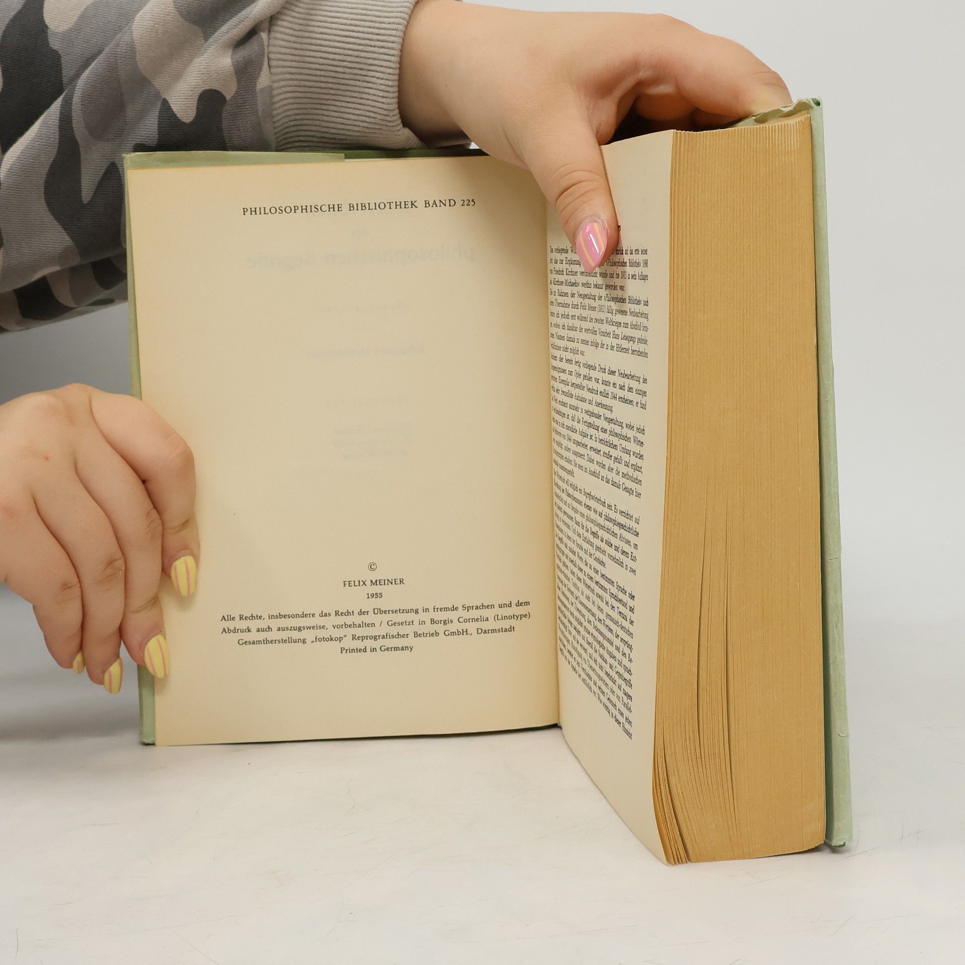Johannes Hoffmeister Wörterbuch der philosophischen Begriffe