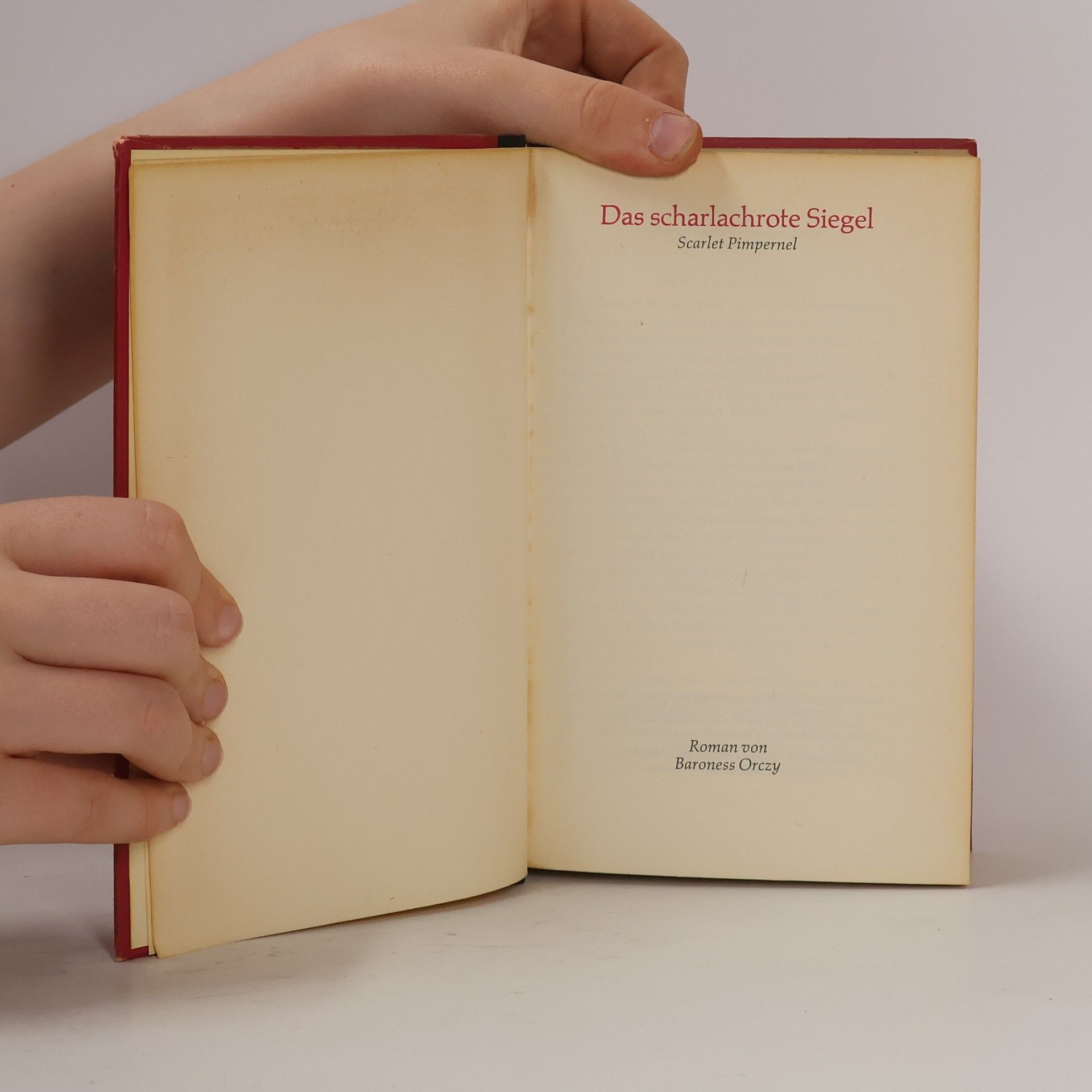 Emmuska Orczy Das scharlachrote Siegel