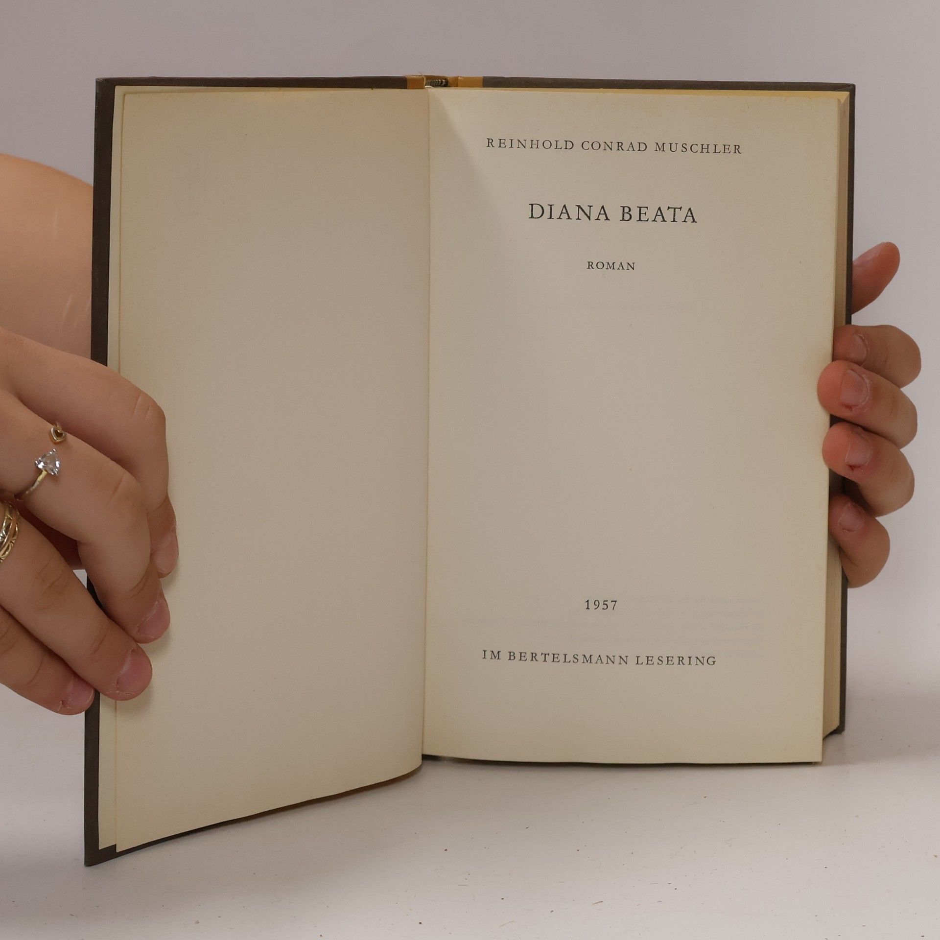Reinhold Conrad Muschler Diana Beata