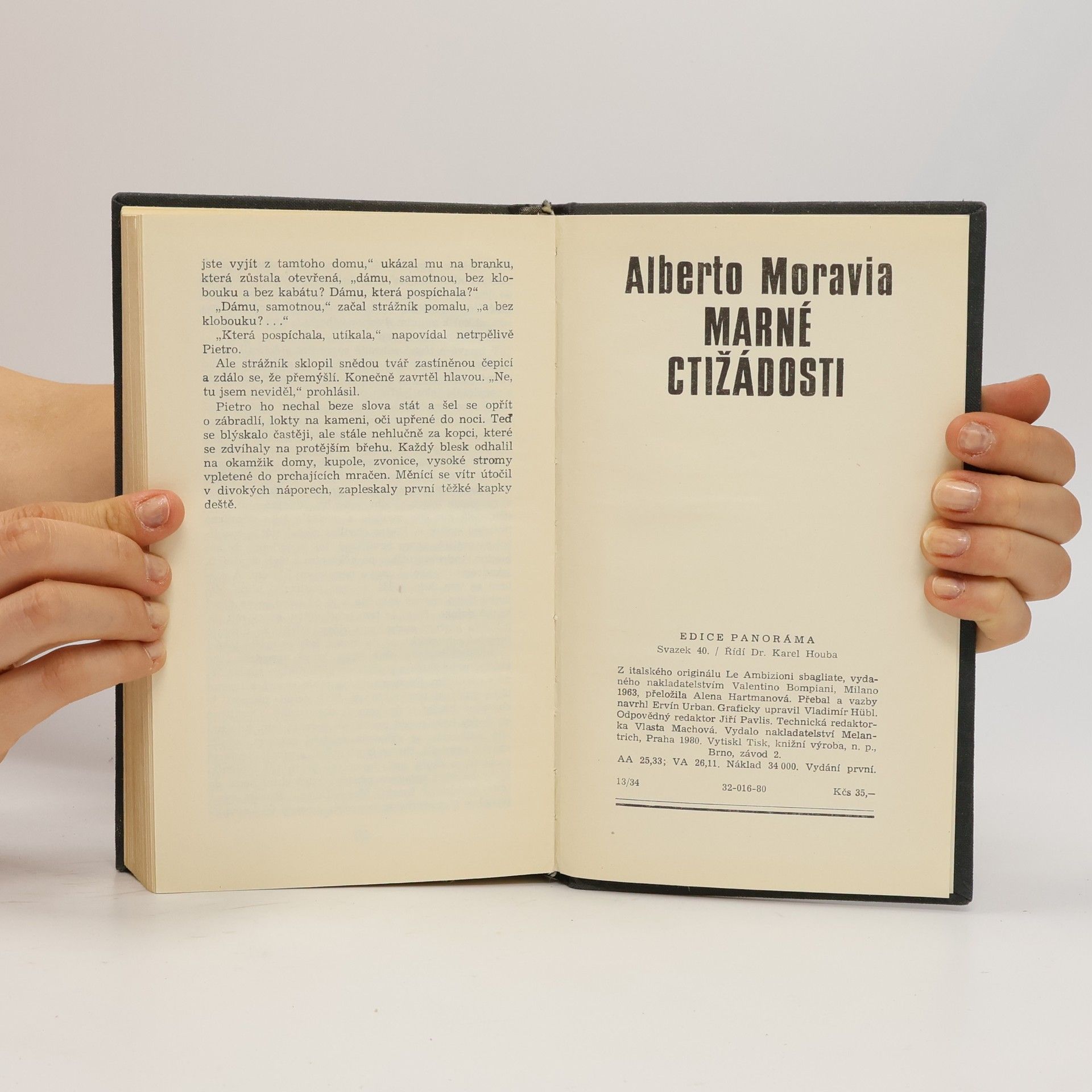 Alberto Moravia Marné ctižádosti