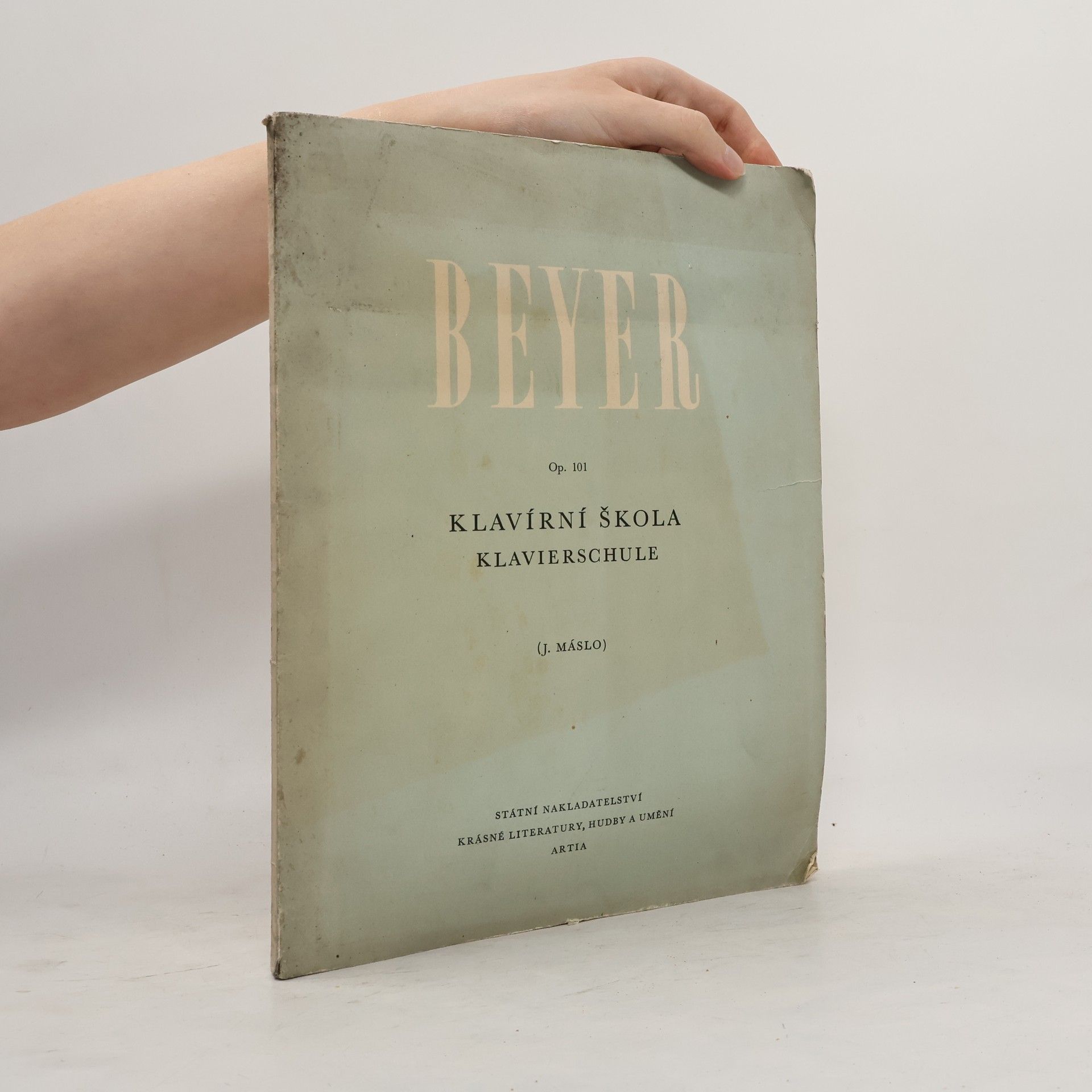 Klavírní škola. Klavierschule Op. 101