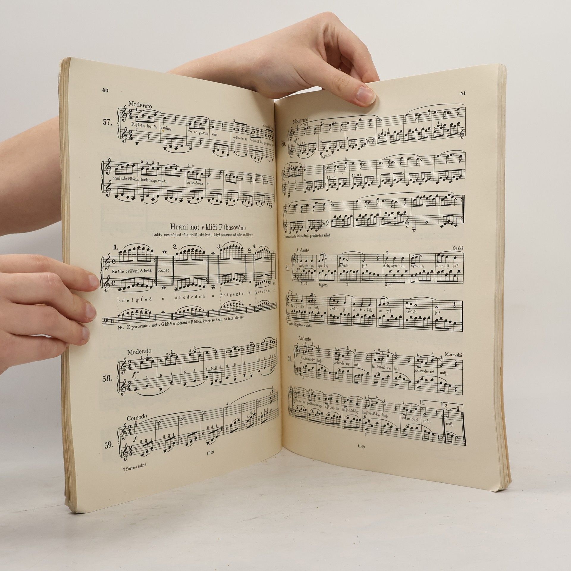 Ferdinand Beyer Klavírní škola. Klavierschule Op. 101