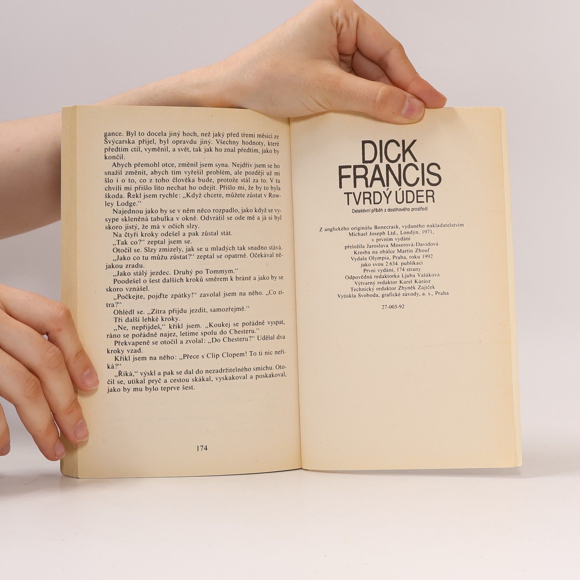 Dick Francis Tvrdý úder