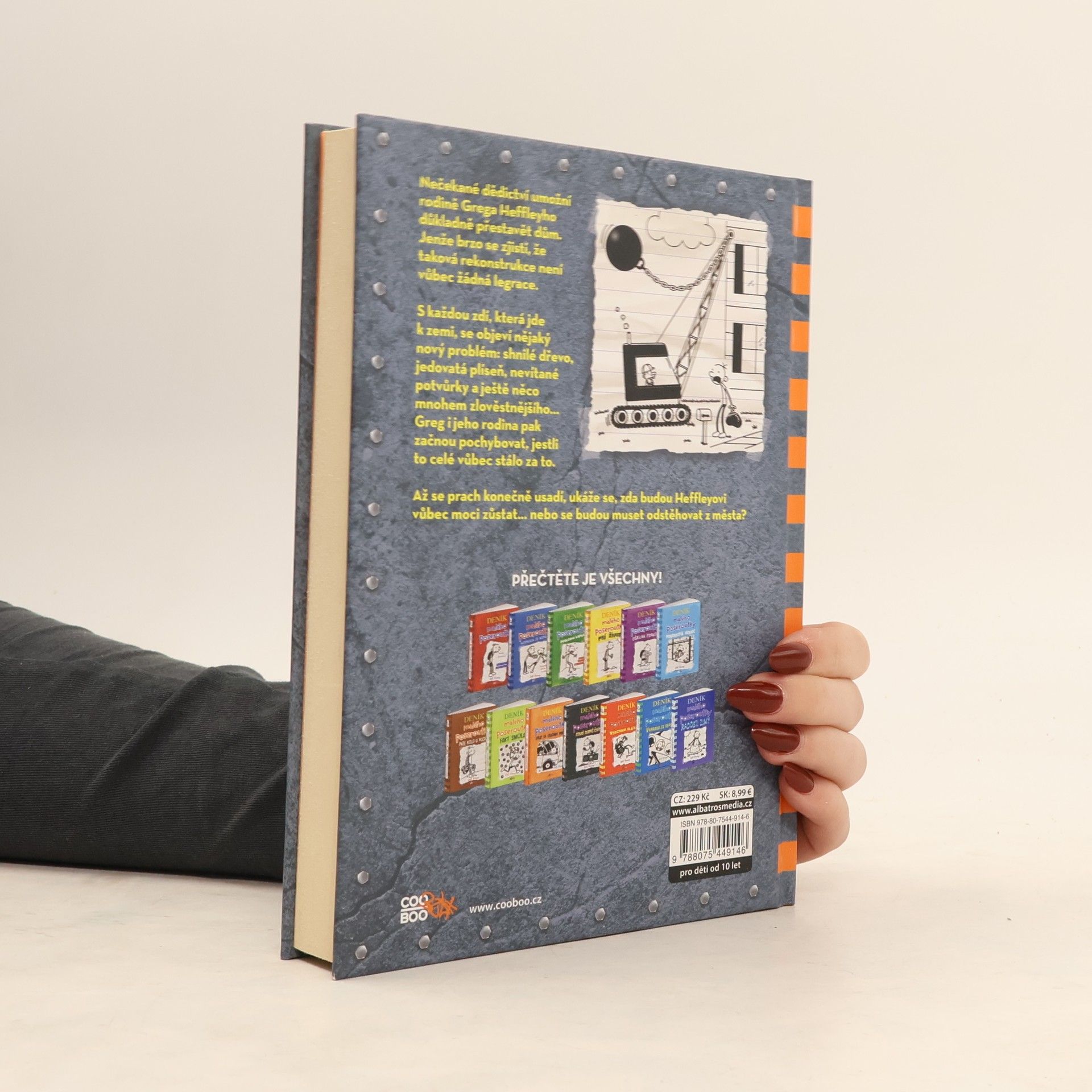 Jeff Kinney Deník malého poseroutky 14. Na spadnutí