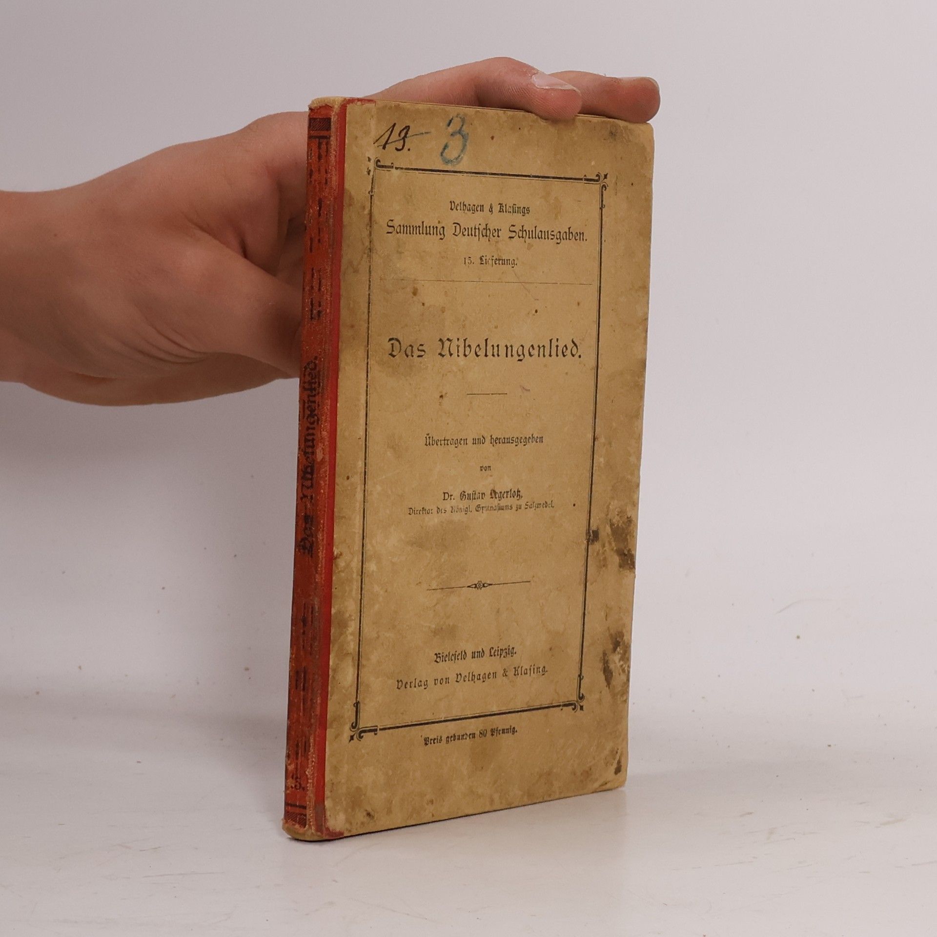 Dr. Gustav Legerlotz Das Nibelungenlied