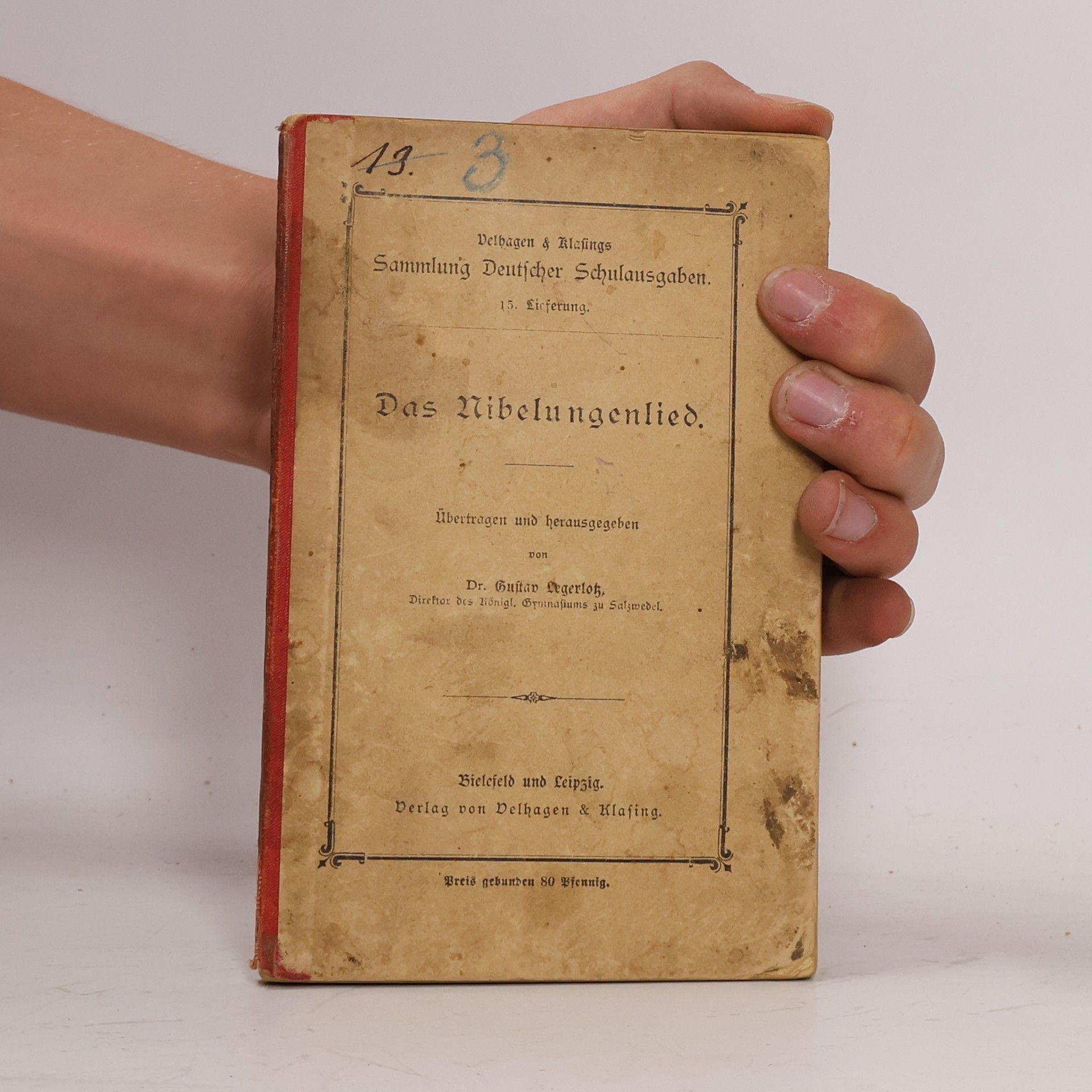 Dr. Gustav Legerlotz Das Nibelungenlied