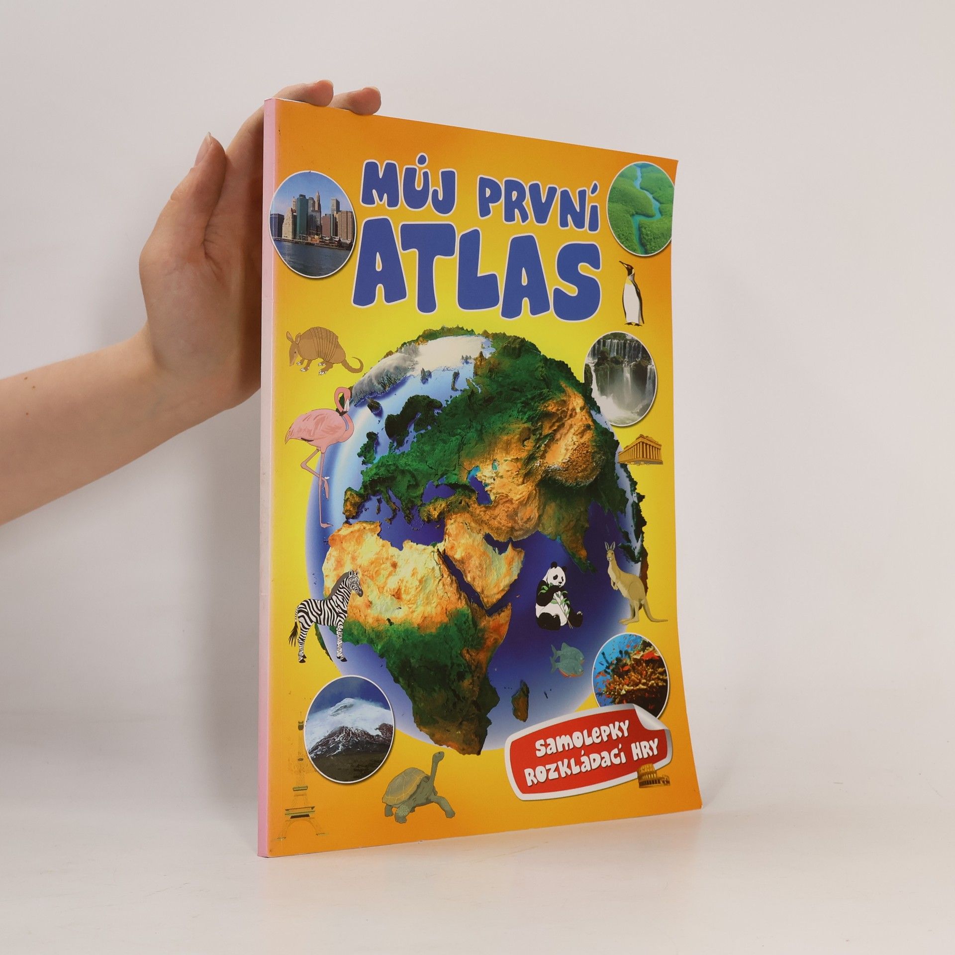 Andrea Šerclová Můj první atlas: Samolepky, rozkládací hry