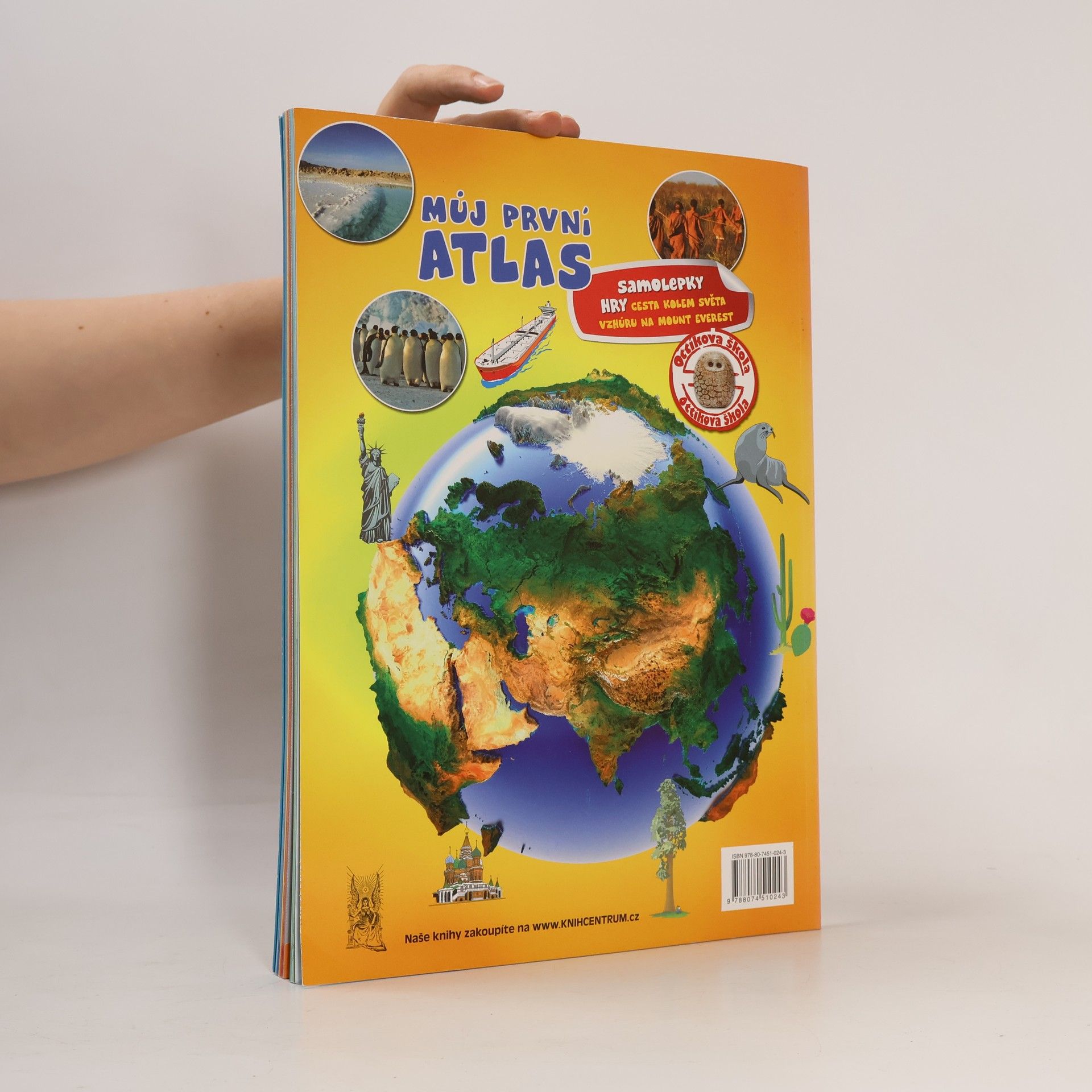 Jaroslav Synek Můj první atlas: Samolepky, rozkládací hry