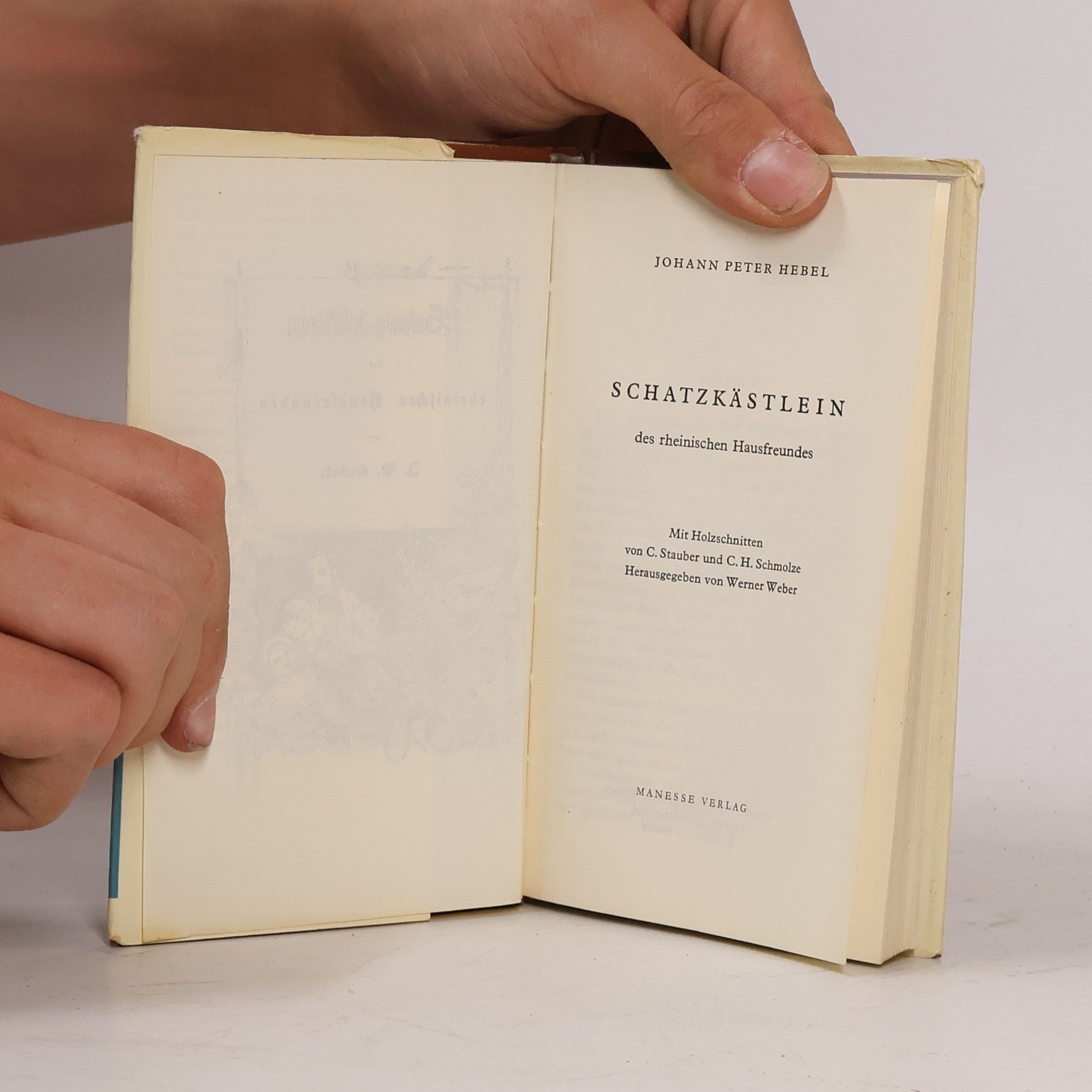 Johann Peter Hebel Schatzkästlein des Rheinischen Hausfreundes