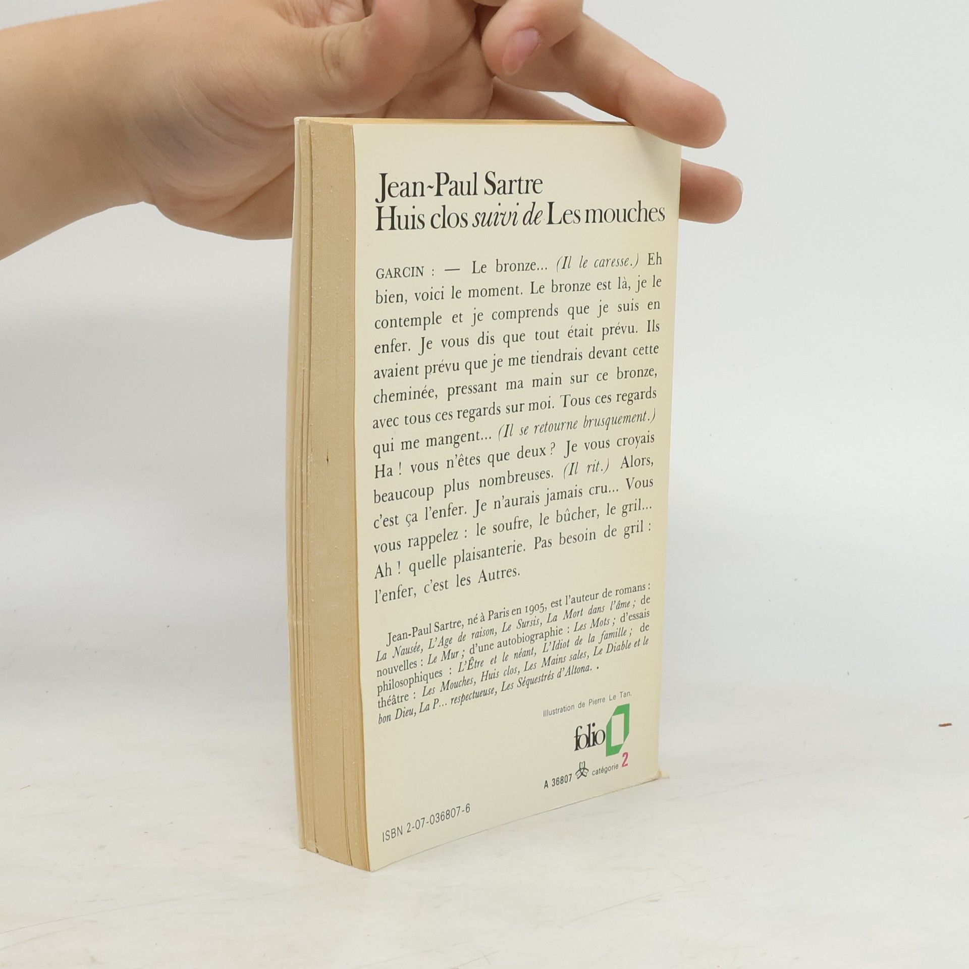 Jean-Paul Sartre Huis clos suivi de Les mouches
