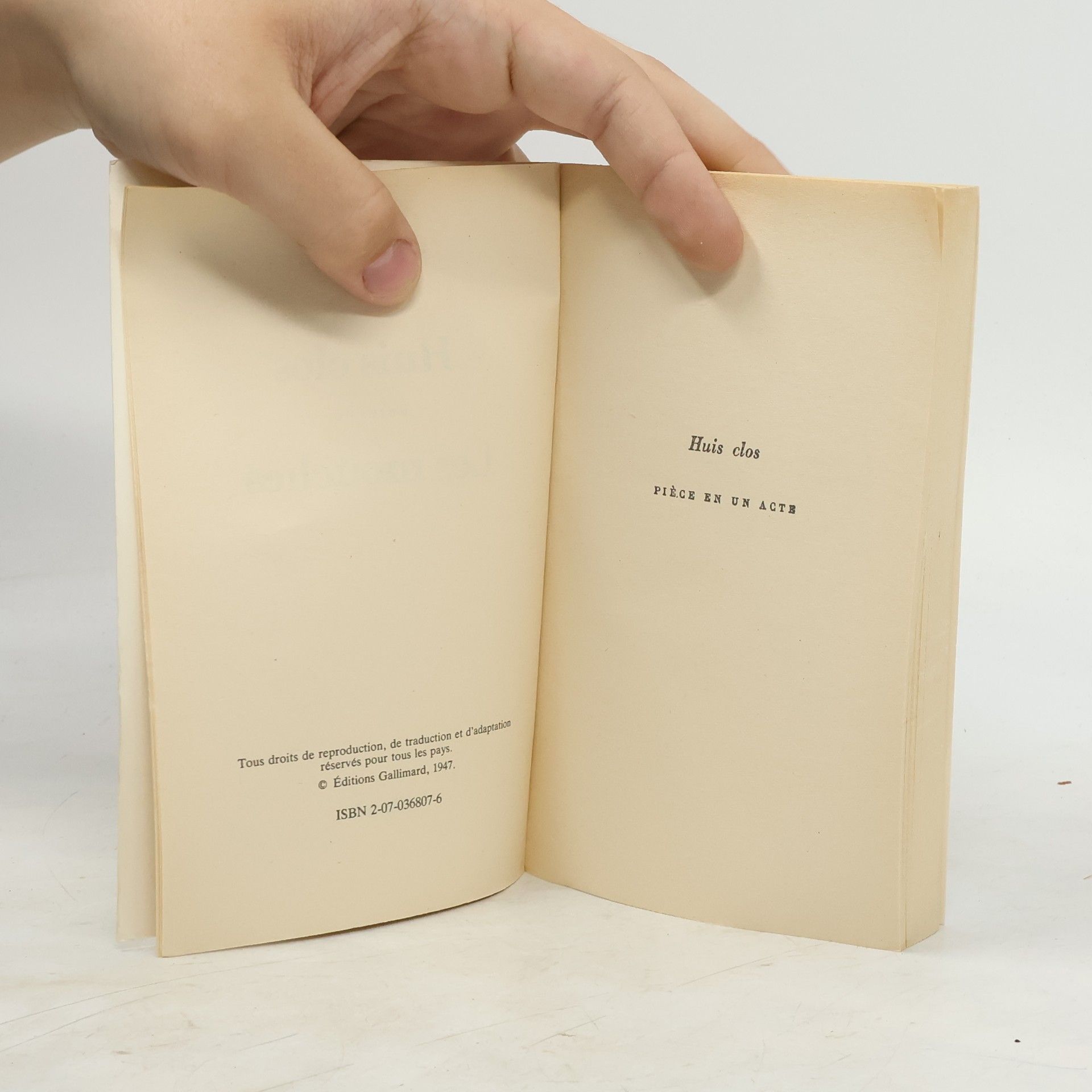 Jean-Paul Sartre Huis clos suivi de Les mouches