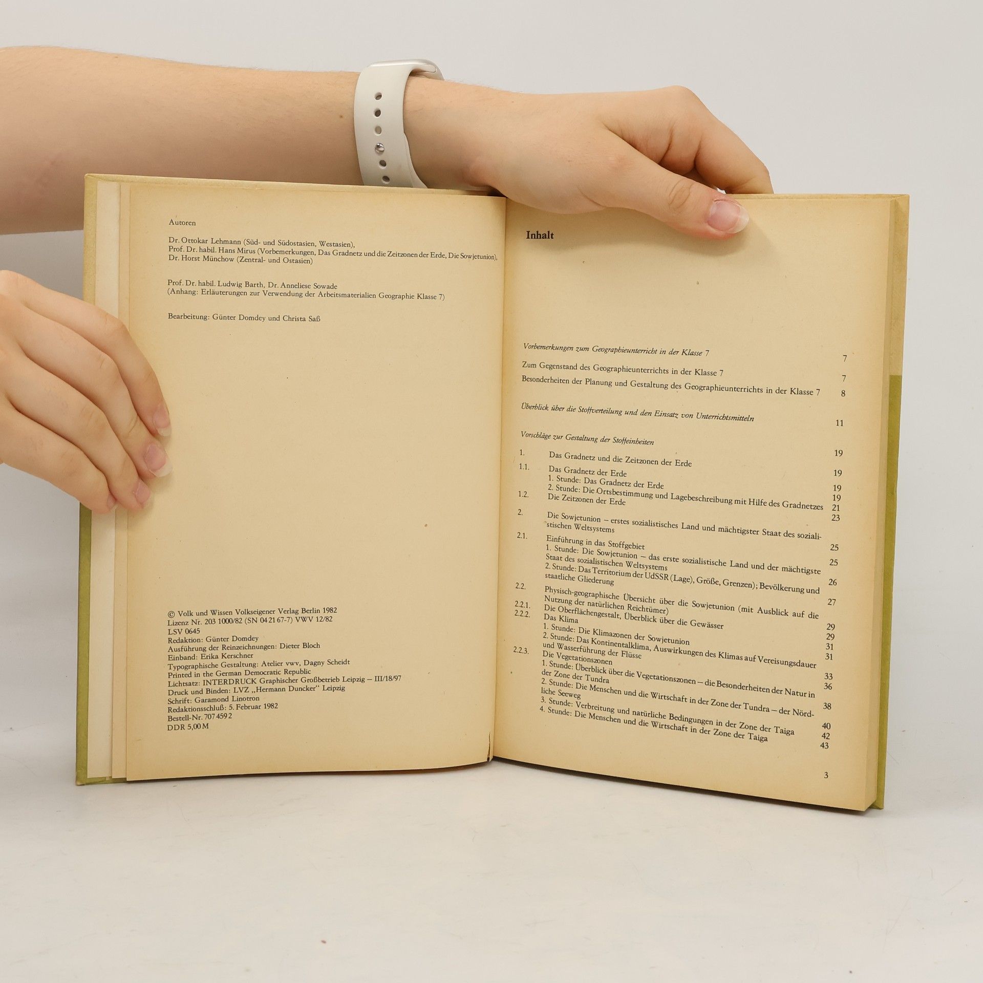 Kolektív autorov Geographie 7. Klasse. Unterrichtschilfen
