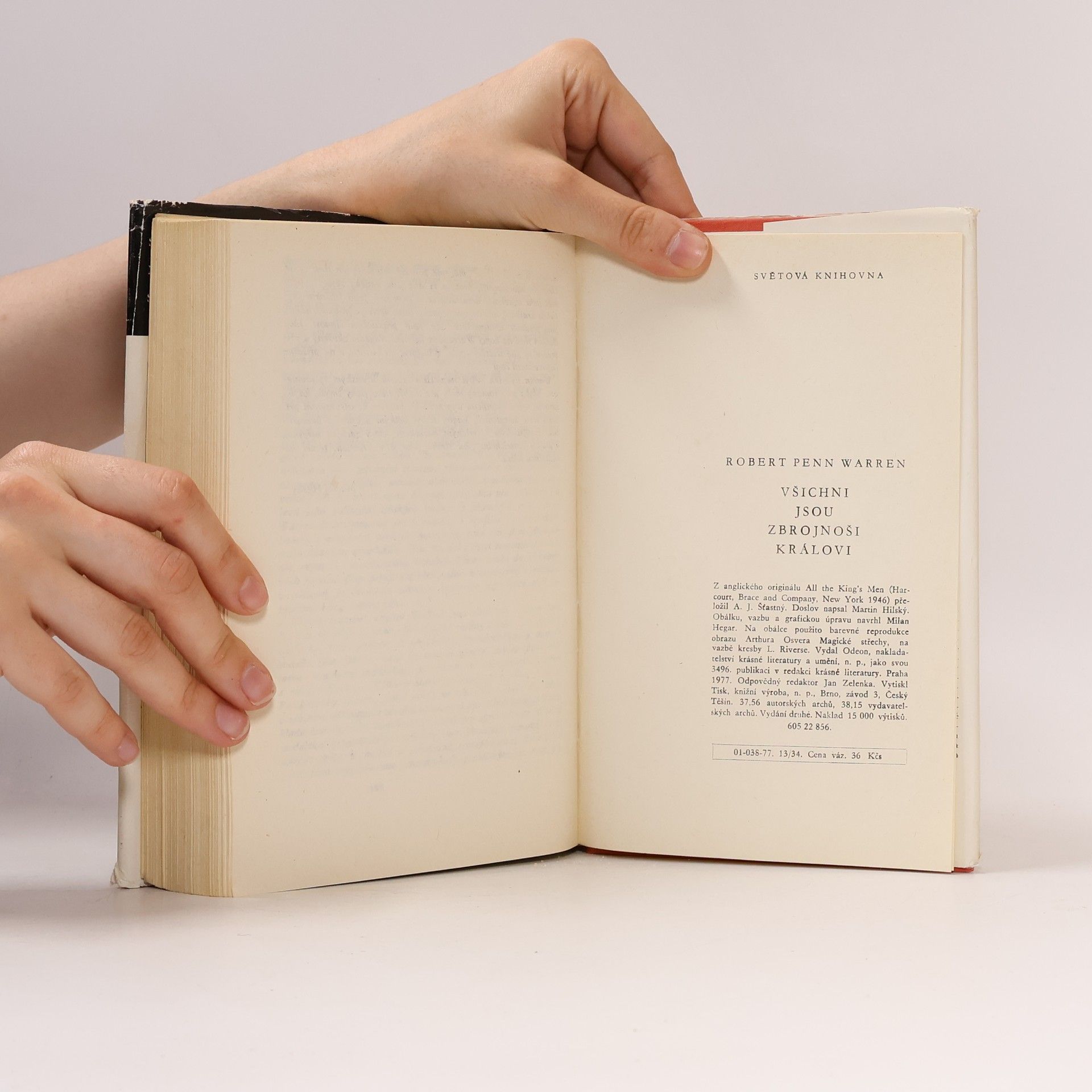 Robert Penn Warren Všichni jsou zbrojnoši královi