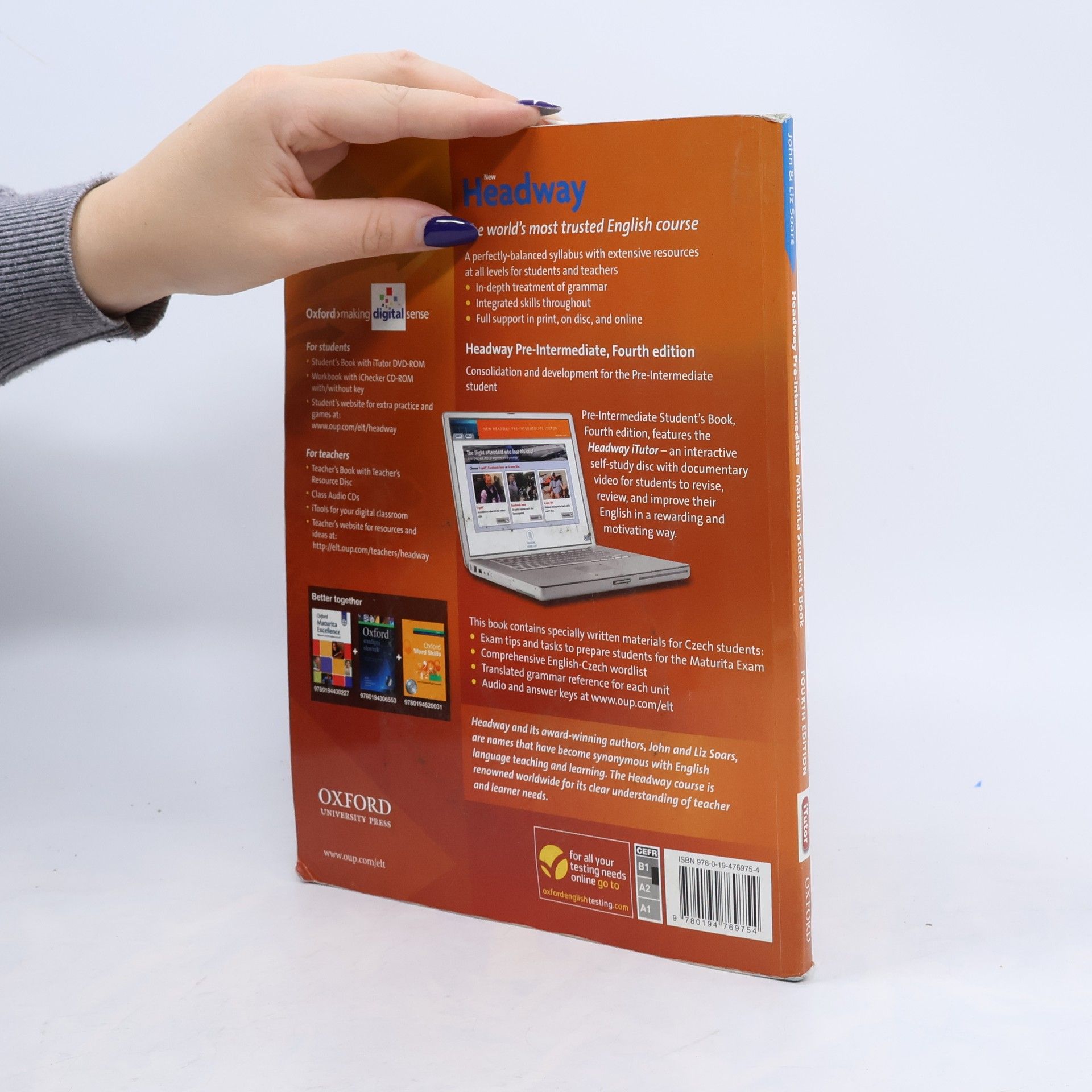 John Soars New Headway : Fourth edition. Pre-intermediate. Maturita student's book