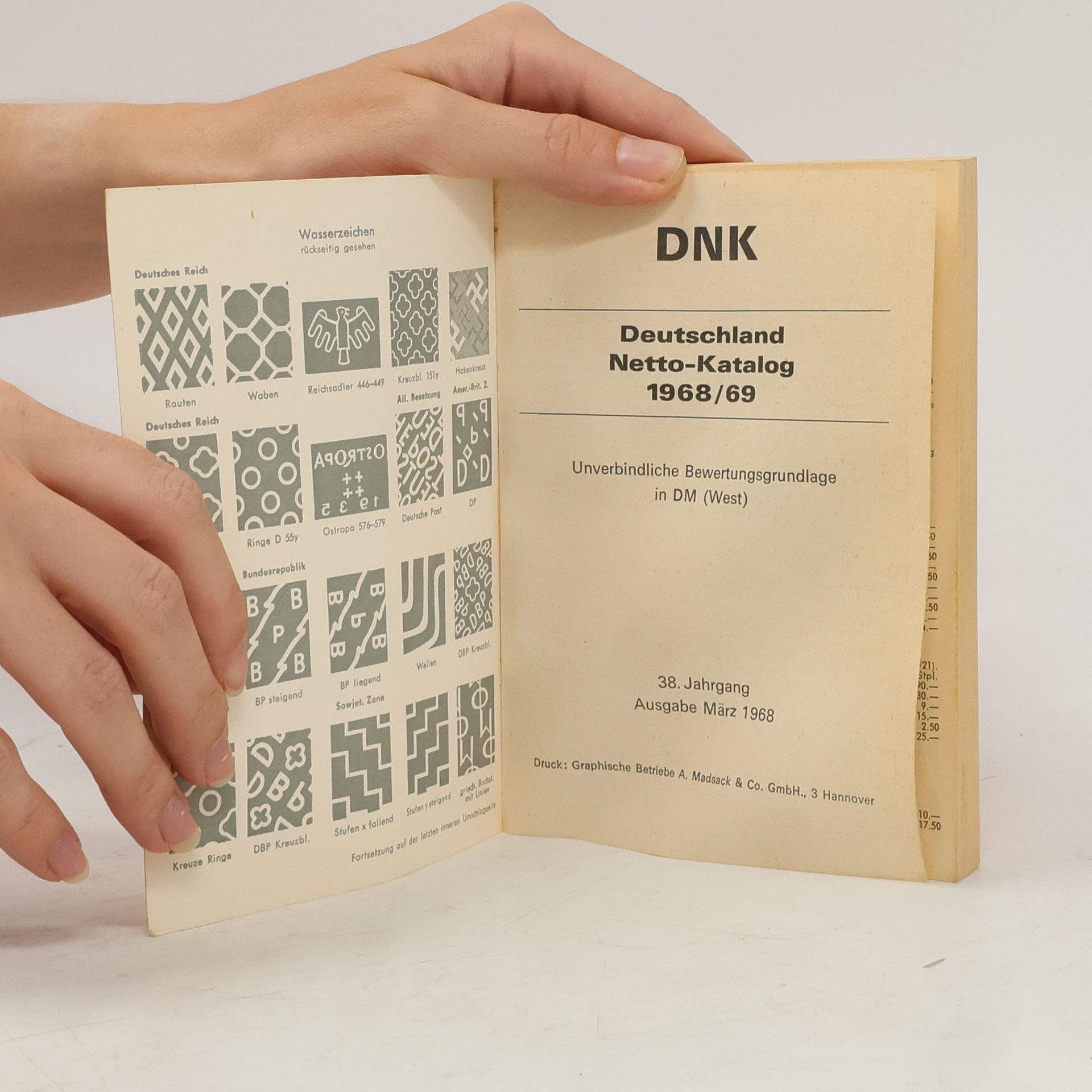 Kolektiv autorů DNK 1968/69. Deutschland Nettokatalog