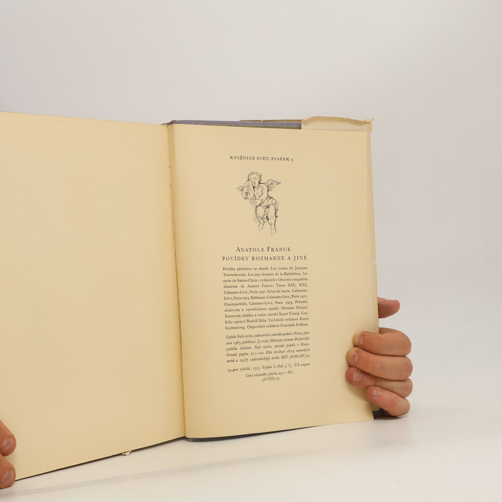 Anatole France Povídky rozmarné a jiné