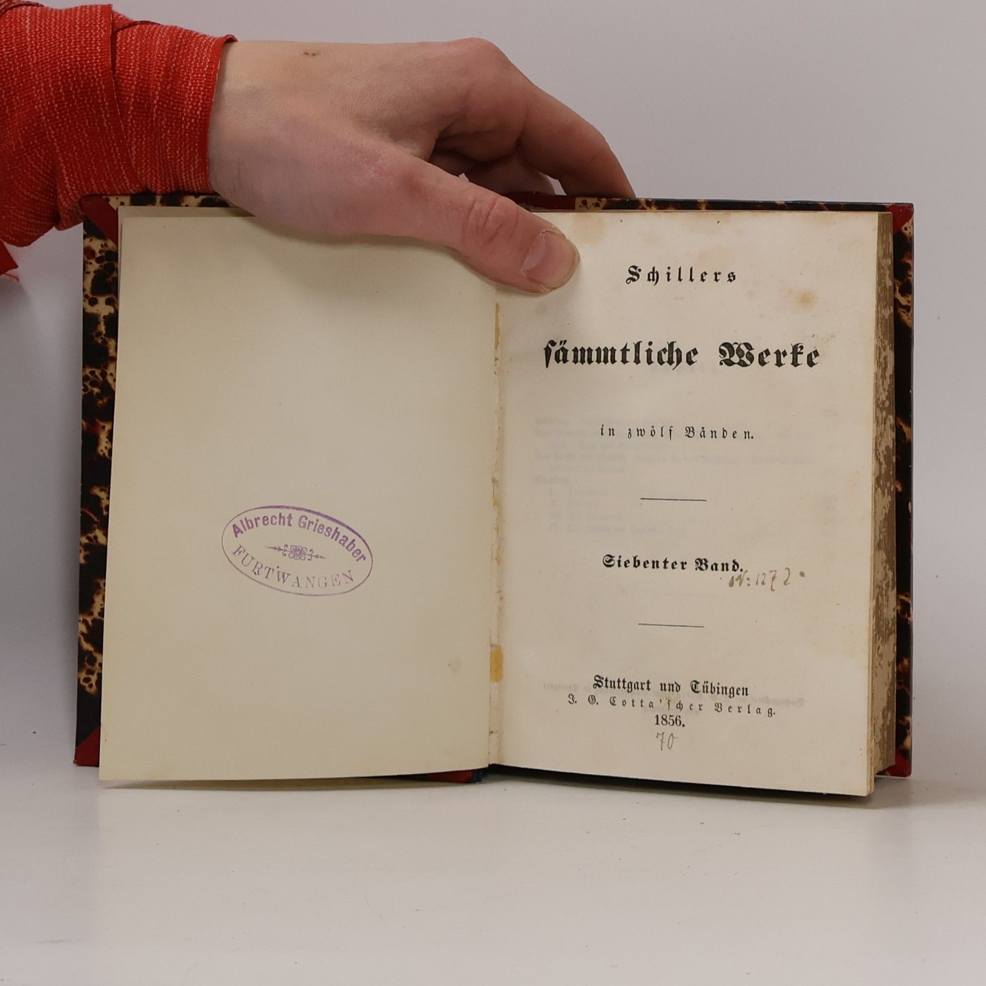 Friedrich Schiller Sämmtliche Werke 7