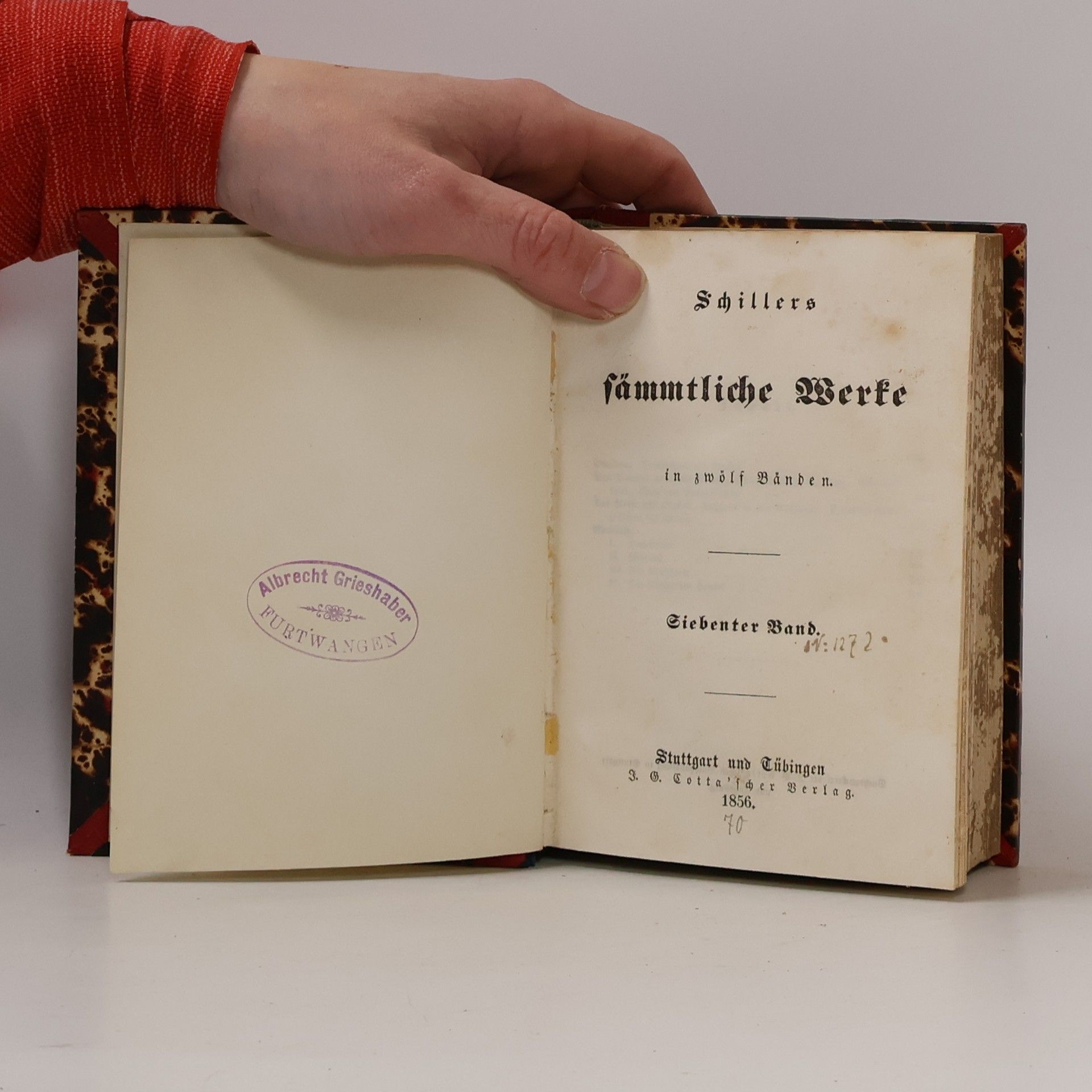 Friedrich Schiller Sämmtliche Werke 7