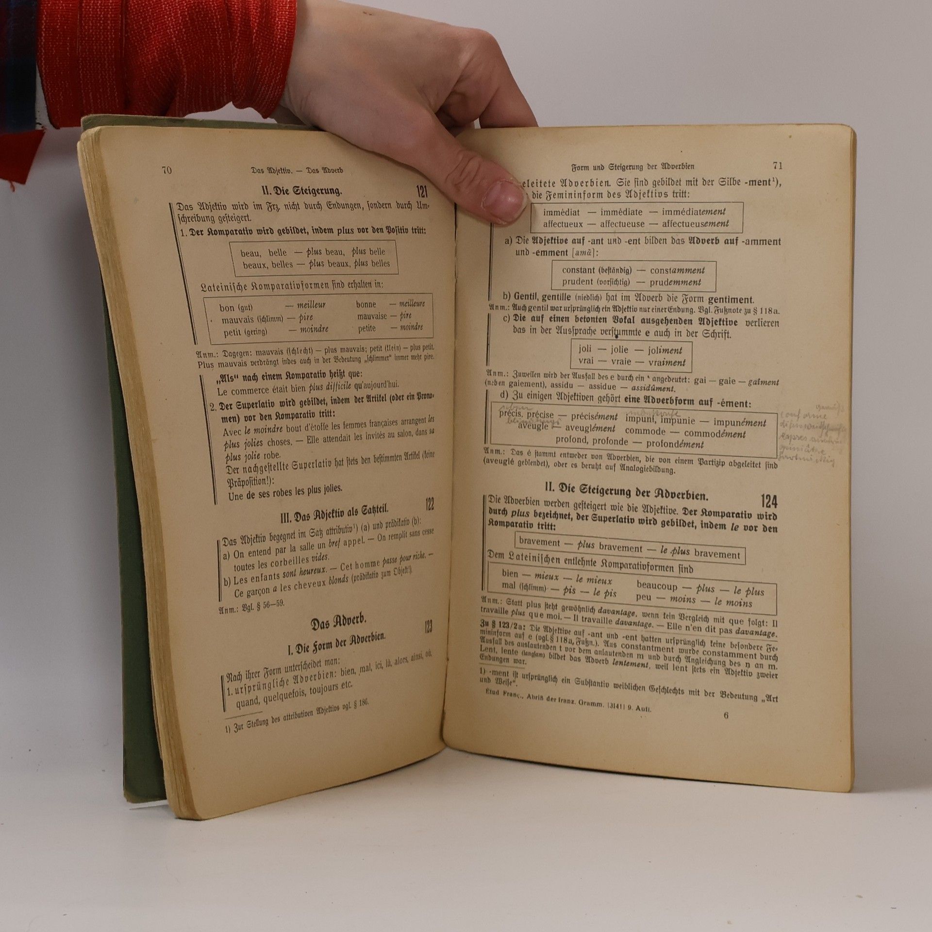 Gustav Humpf Abriss der französischen Grammatik