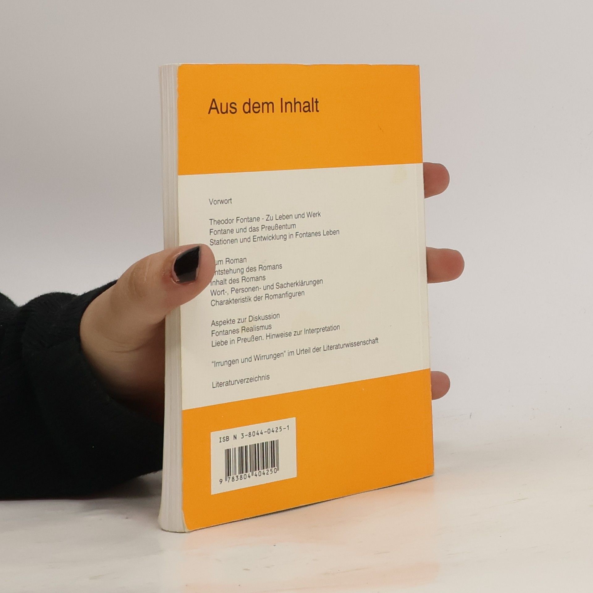 Klaus Becker Erläuterungen zu Theodor Fontane, Irrungen, Wirrungen