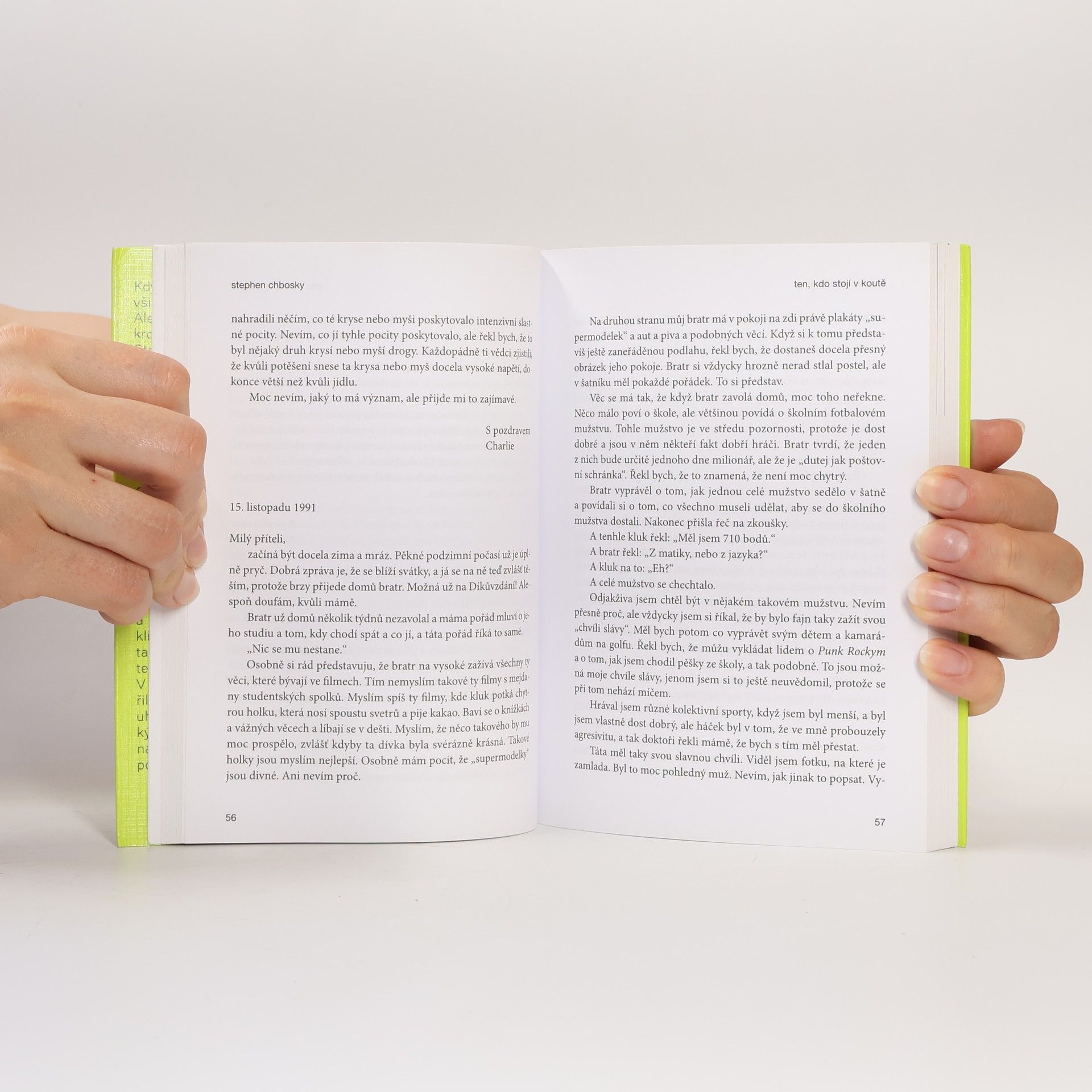 Stephen Chbosky Ten, kdo stojí v koutě
