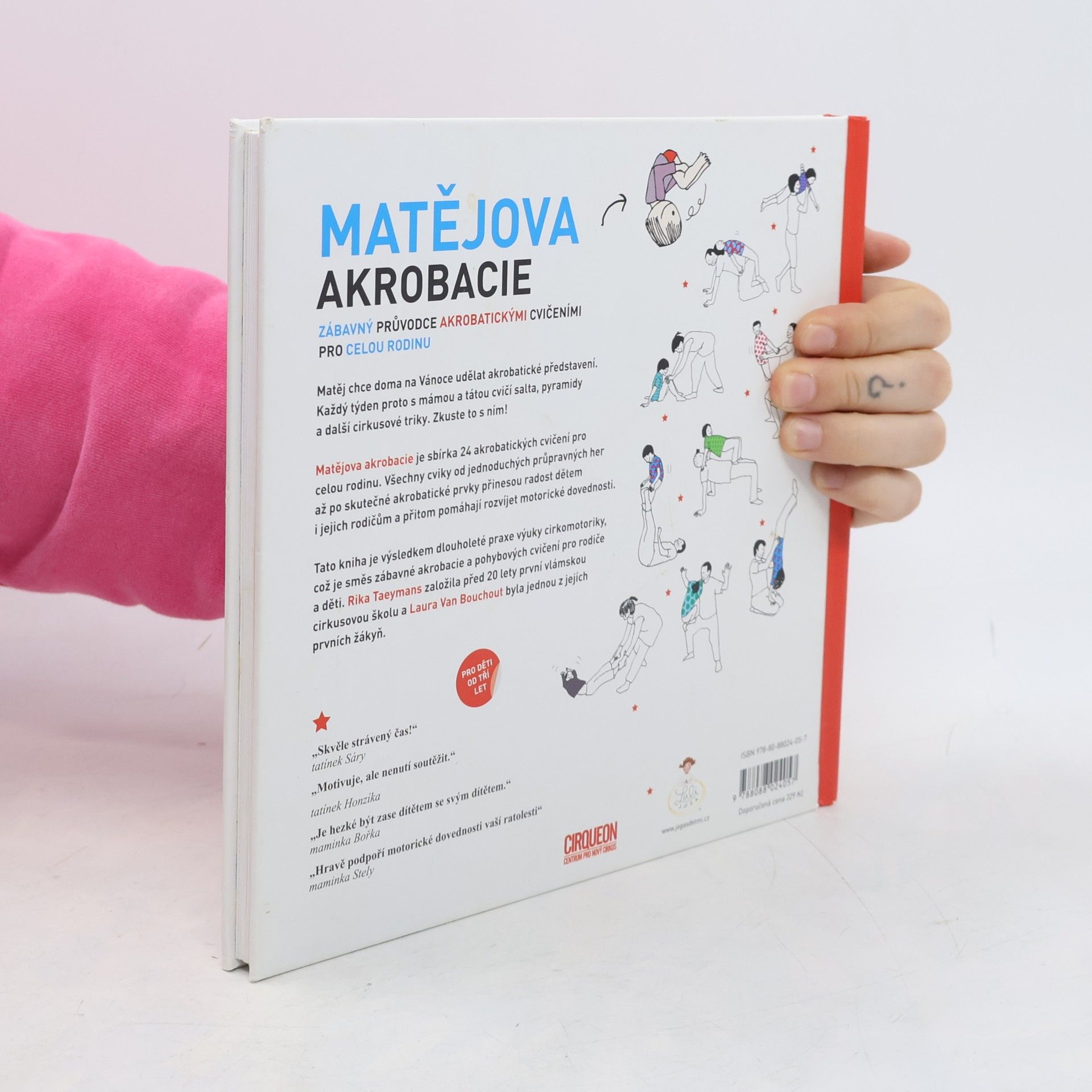 Rika Taeymans Matějova akrobacie. Zábavný průvodce akrobatickými cvičeními pro celou rodinu