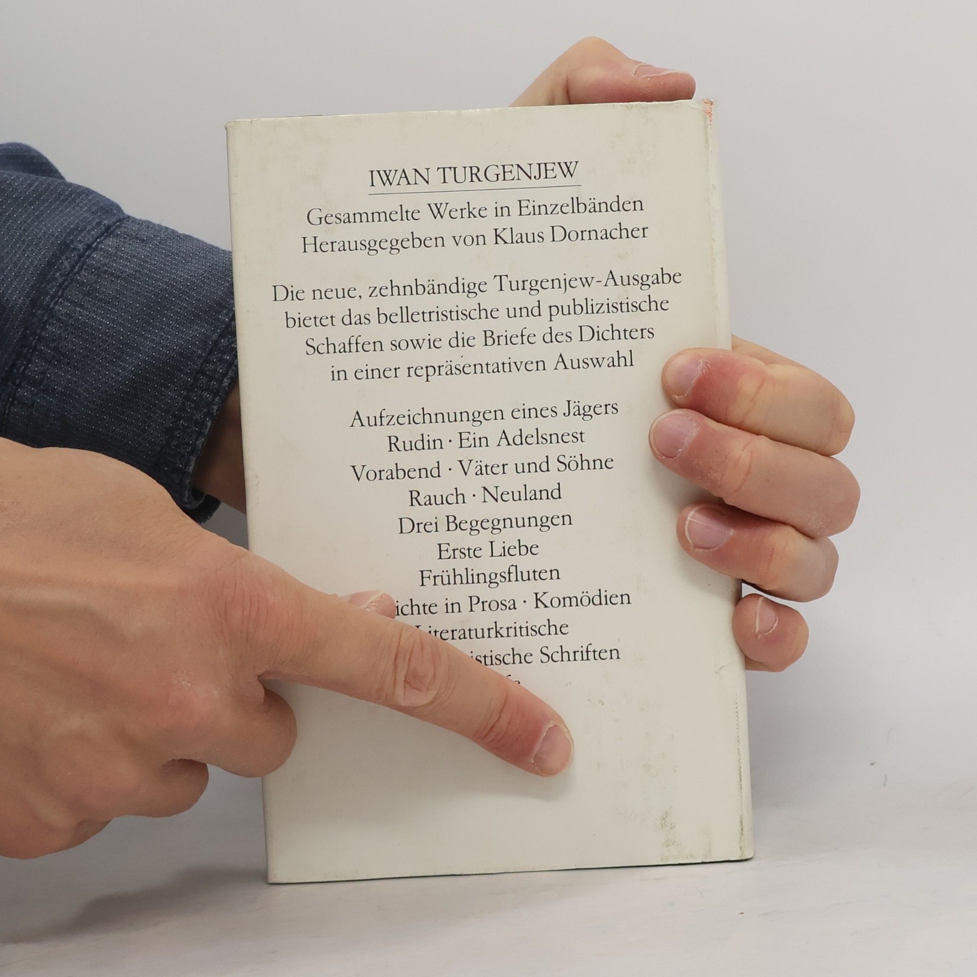 Ivan Turgenev Gedichte in Prosa. Komödien