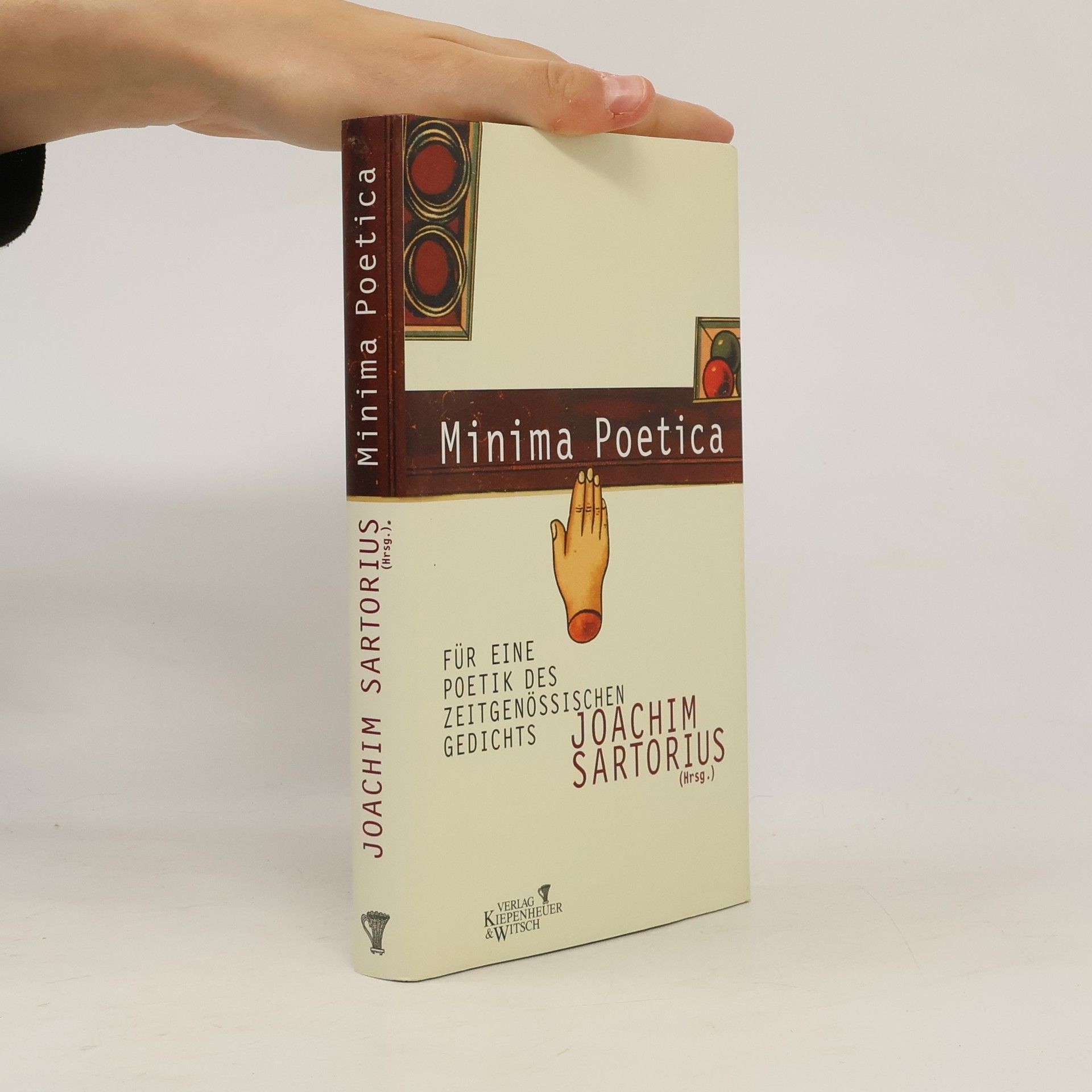 Joachim Sartorius Minima Poetica