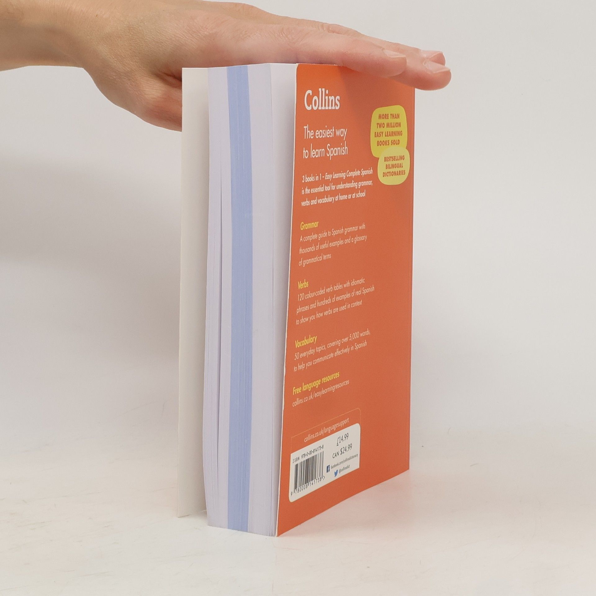 Collins Dictionaries Easy Learning Spanish Complete Grammar, Verbs and Vocabulary (3 books in 1)