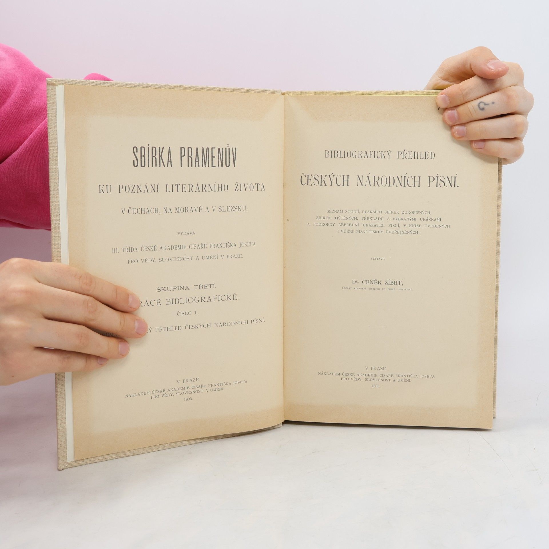 Čeněk Zíbrt Bibliografický přehled českých národních písní