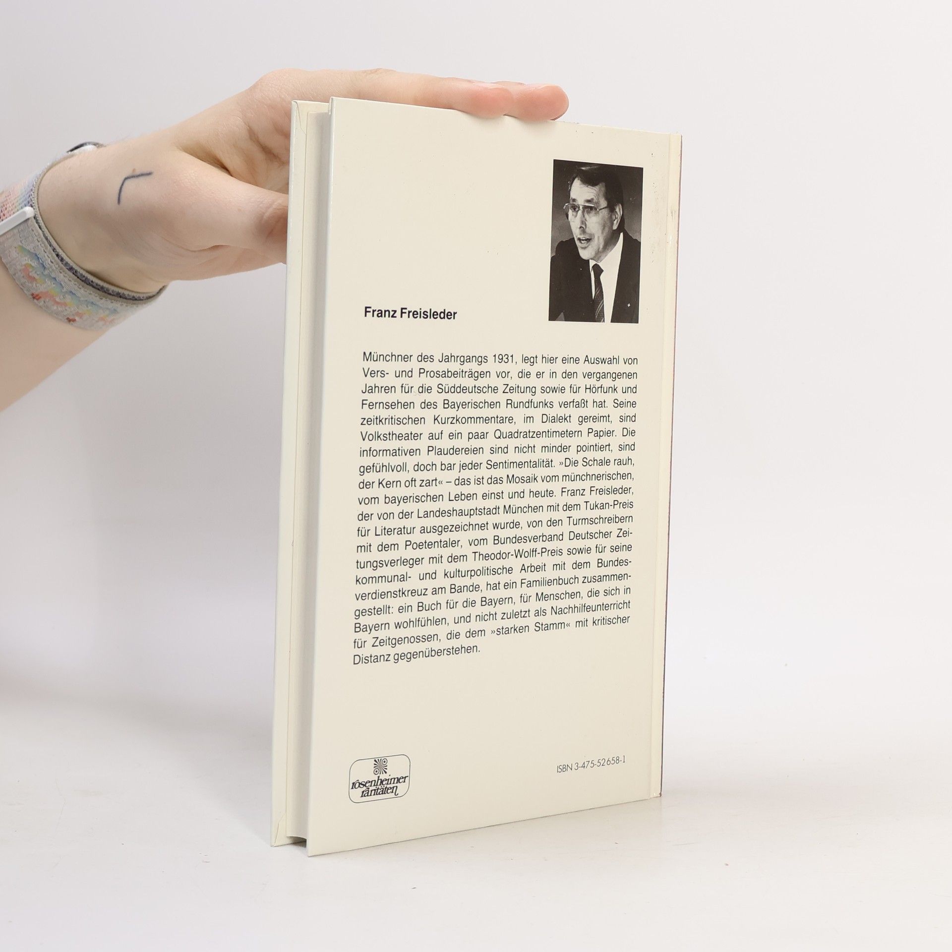 Franz Freisleder Die Schale rauh, der Kern oft zart