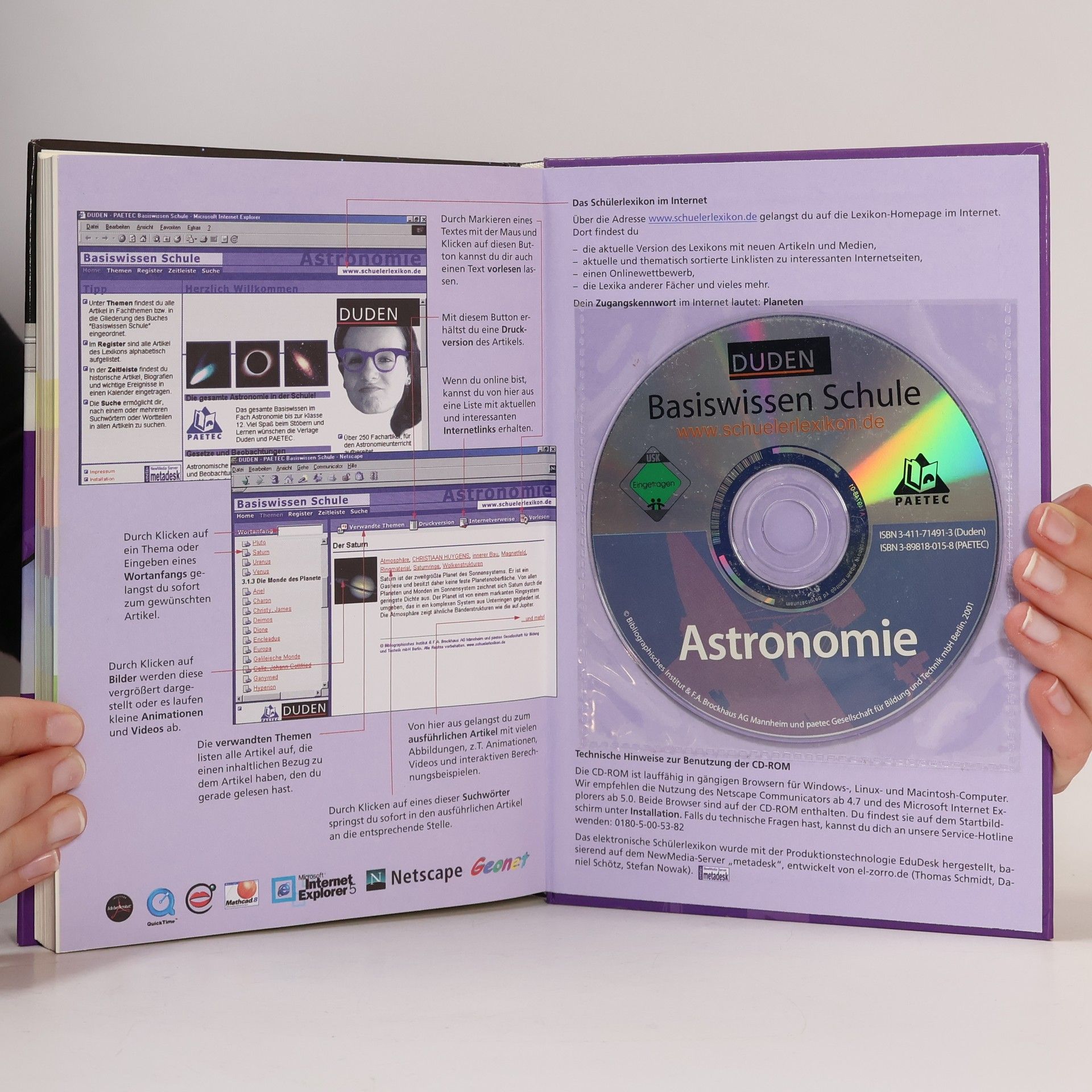 Dieter B. Herrmann Duden, Basiswissen Schule: Astronomie