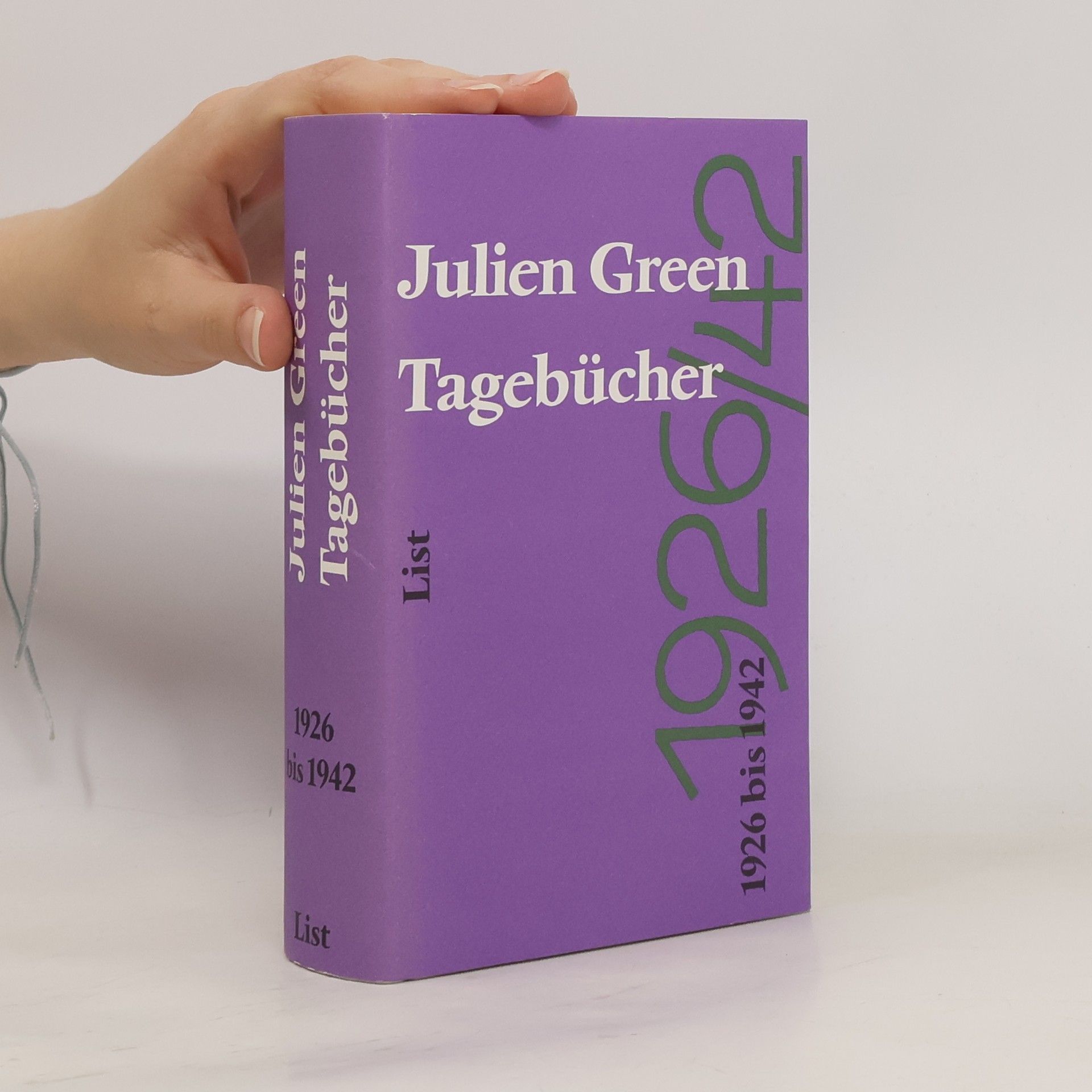 Julien Green 1926-1942. Vorw. v. Alain Cl. Sulzer. Einl. v. Giovanni Lucera