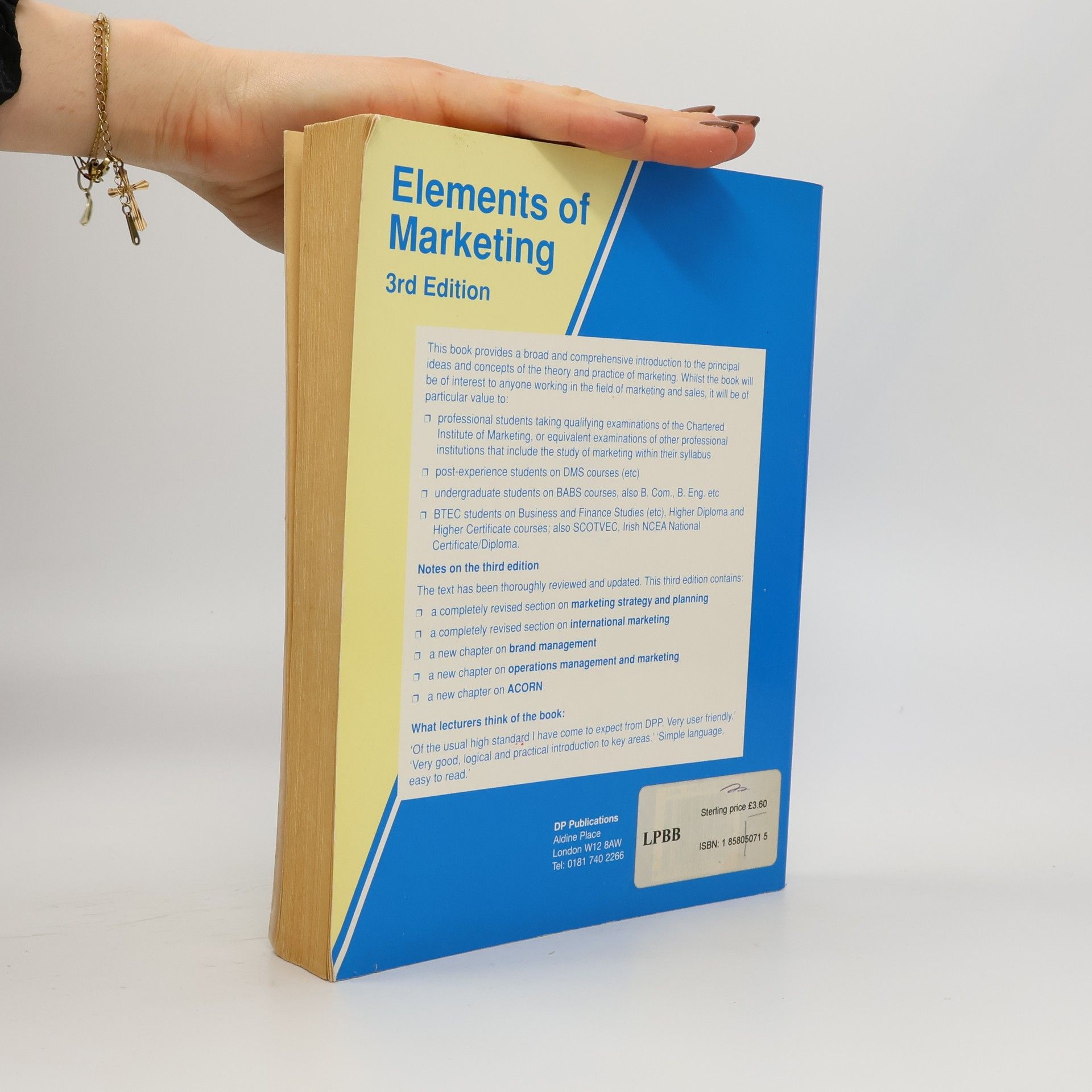 Anthony R. Morden Elements of Marketing - 3rd Edition - The Complete Course Text